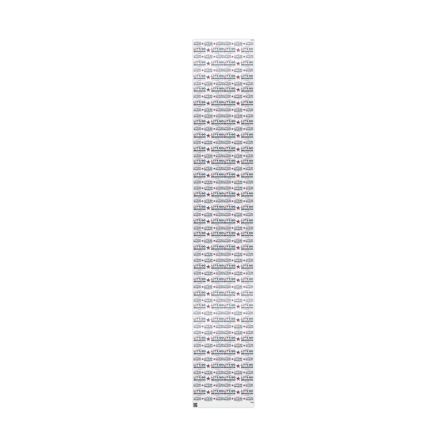 Let's Go Brandon Style USA Wrapping Paper for Gifts - Trump Maga Let's Go Brandon Trump Christmas Gift Wrap