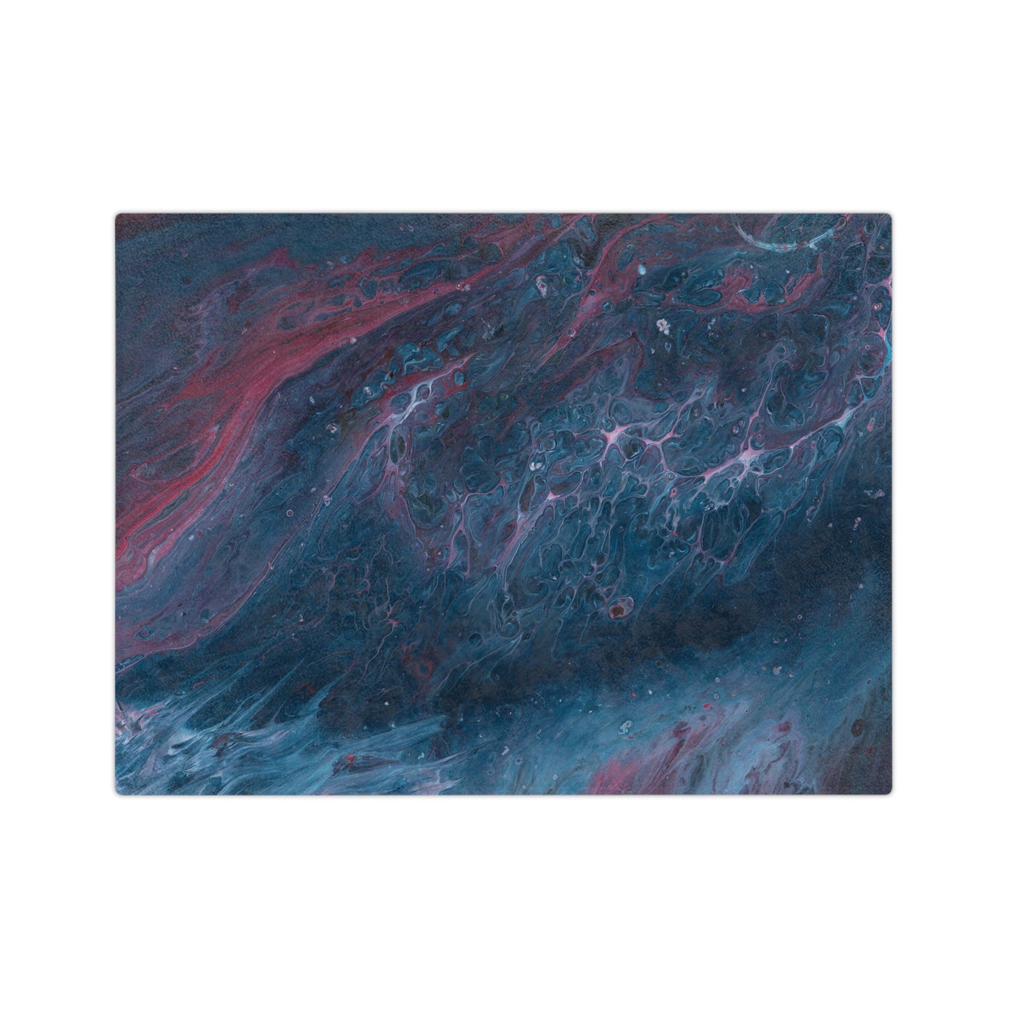 Amazing Acrylic Fluid Pattern Style Throw Sofa Bed Blanket - Soft Thick Velveteen Minky Throw Blanket