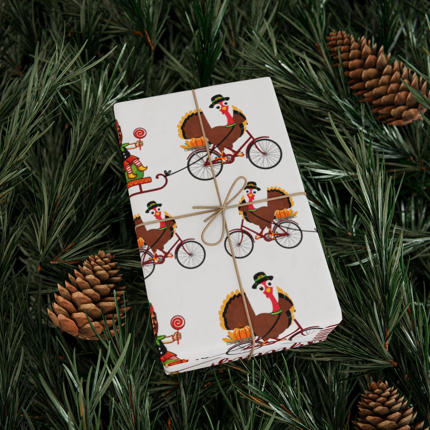 Hilarious Biden Confused Christmas Wrapping Paper for Gifts Biden Merry 4th of Thanksgiving