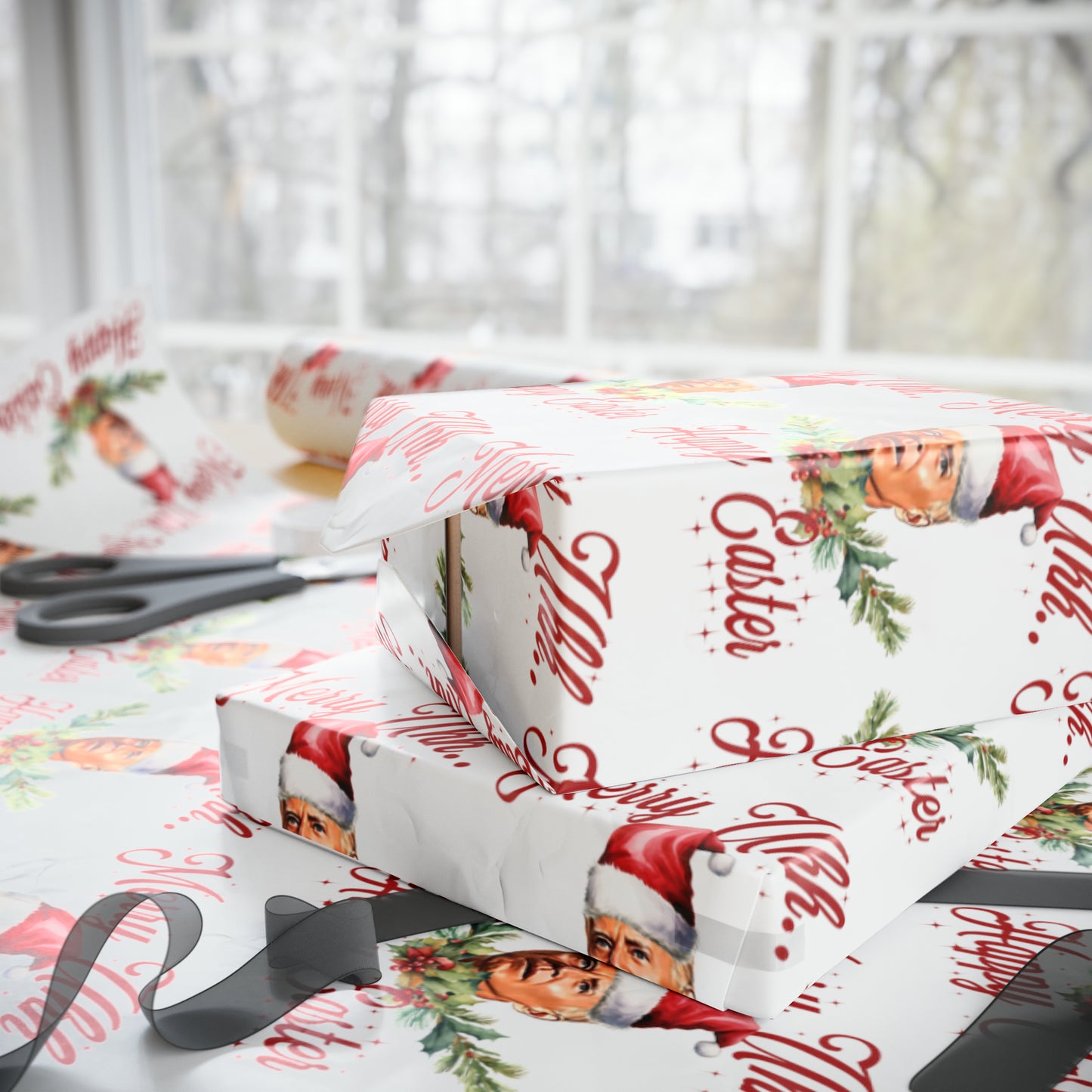 The Most Confused Biden Christmas Wrapping Paper - Make America Great Again Gift