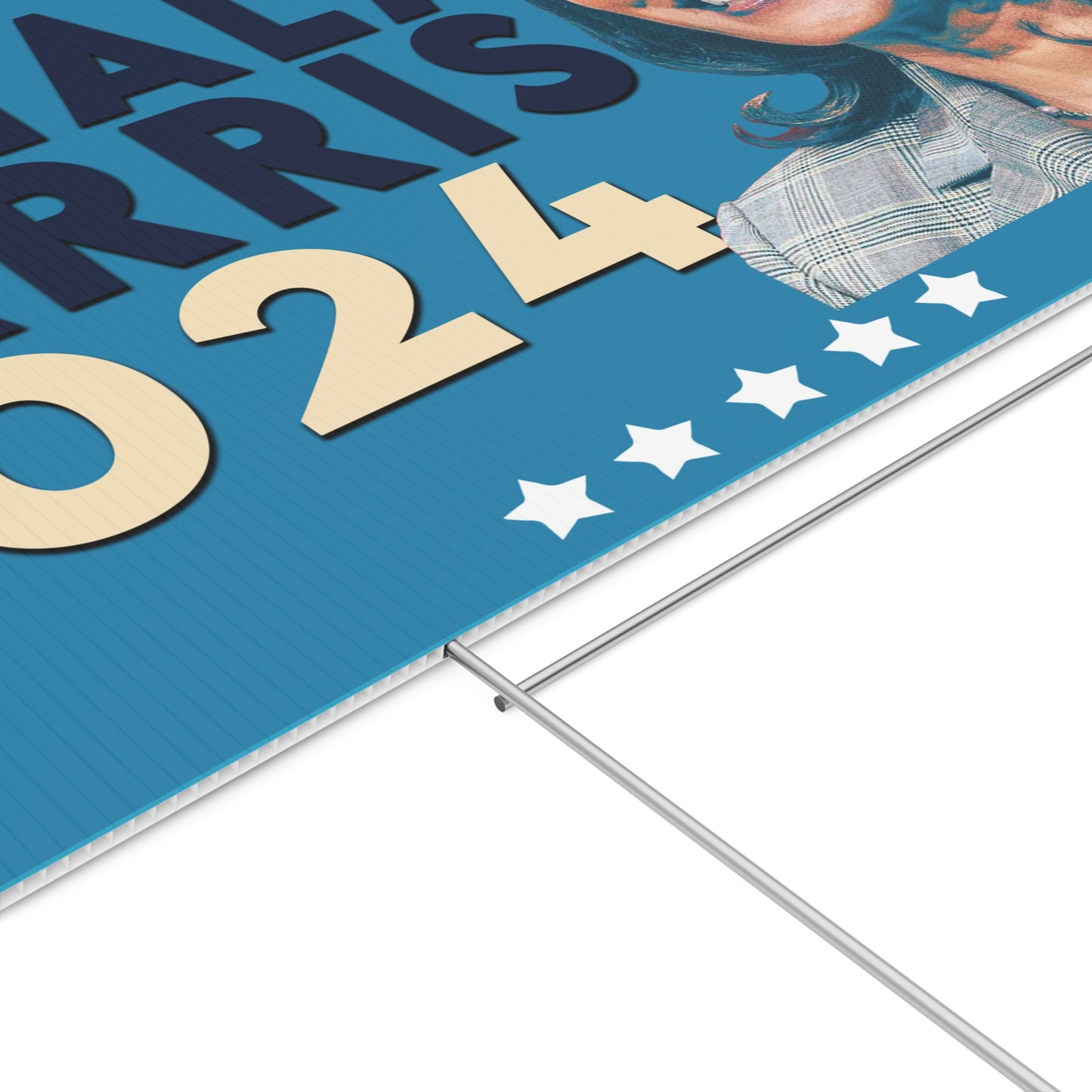 Kamala Harris 2024 Yard Sign with Stand, Kamala Sign, Vote Kamala, I'm With Her, Lawn Sign 18" x 24", Support Kamala Sign, President Kamala