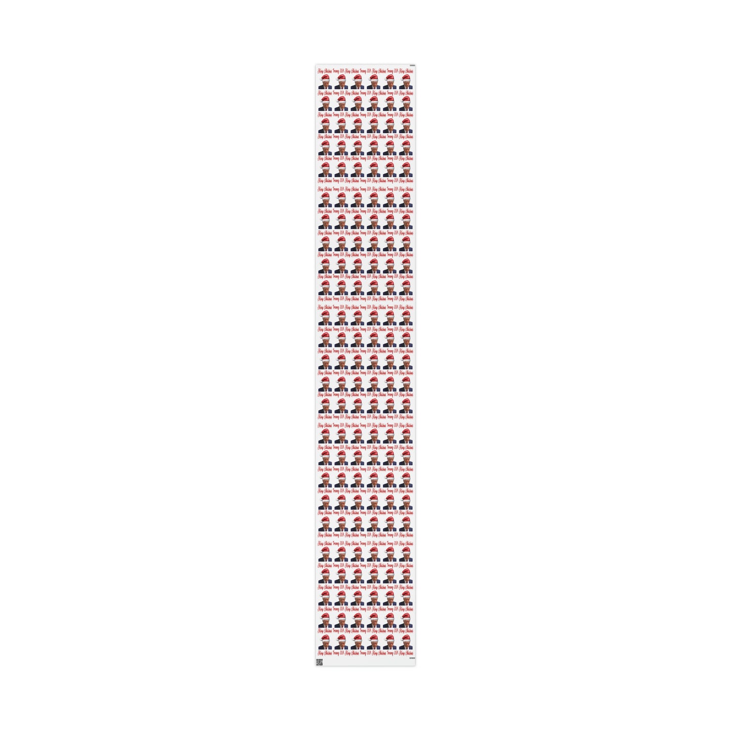 Santa Trump Mugshot Gift Wrap Merry Christmas Gift Wrap Trump 2024 Wrapping Paper