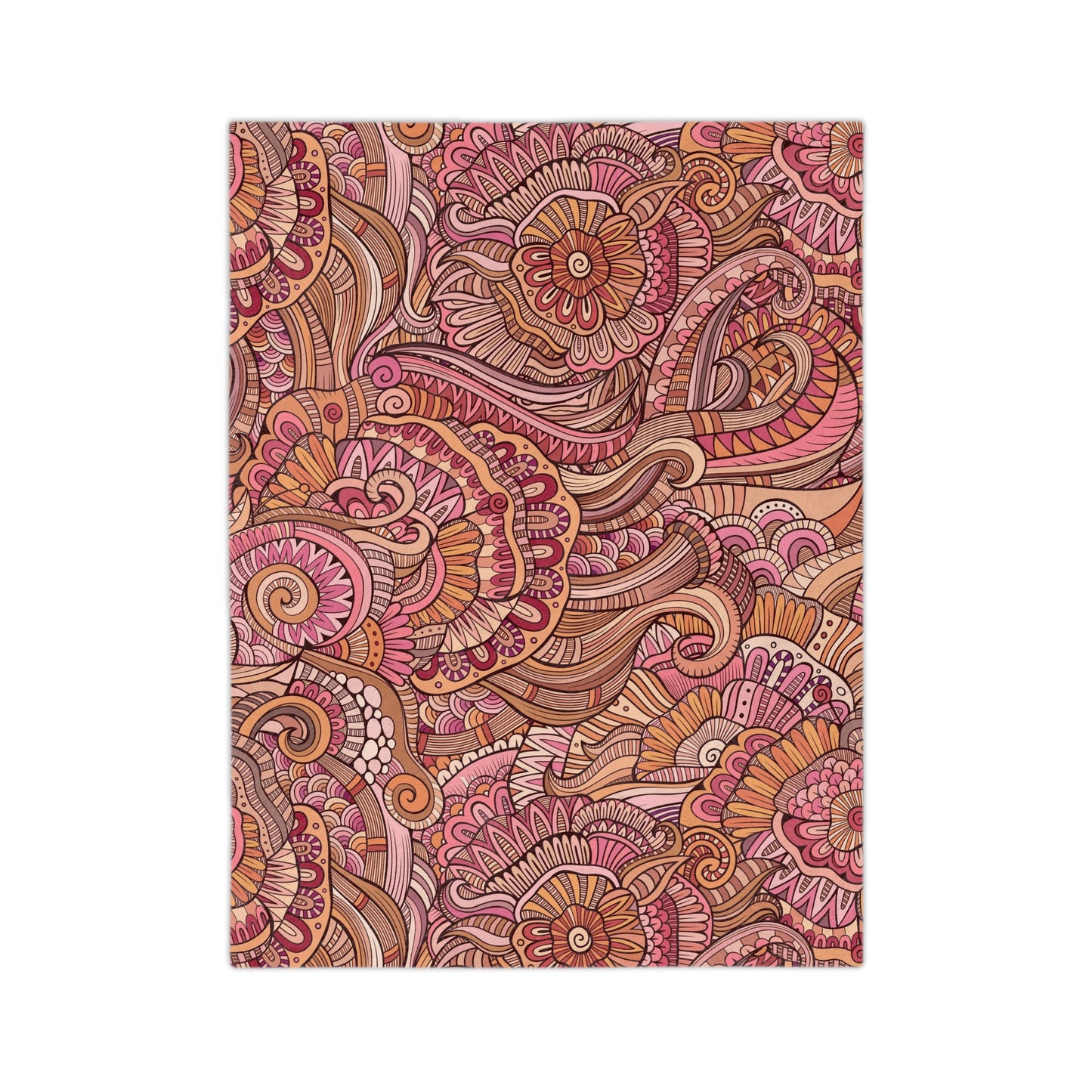 Beautiful Abstract Pink Theme Floral Throw Sofa Bed Blanket - Soft Thick Velveteen Minky Throw Blanket