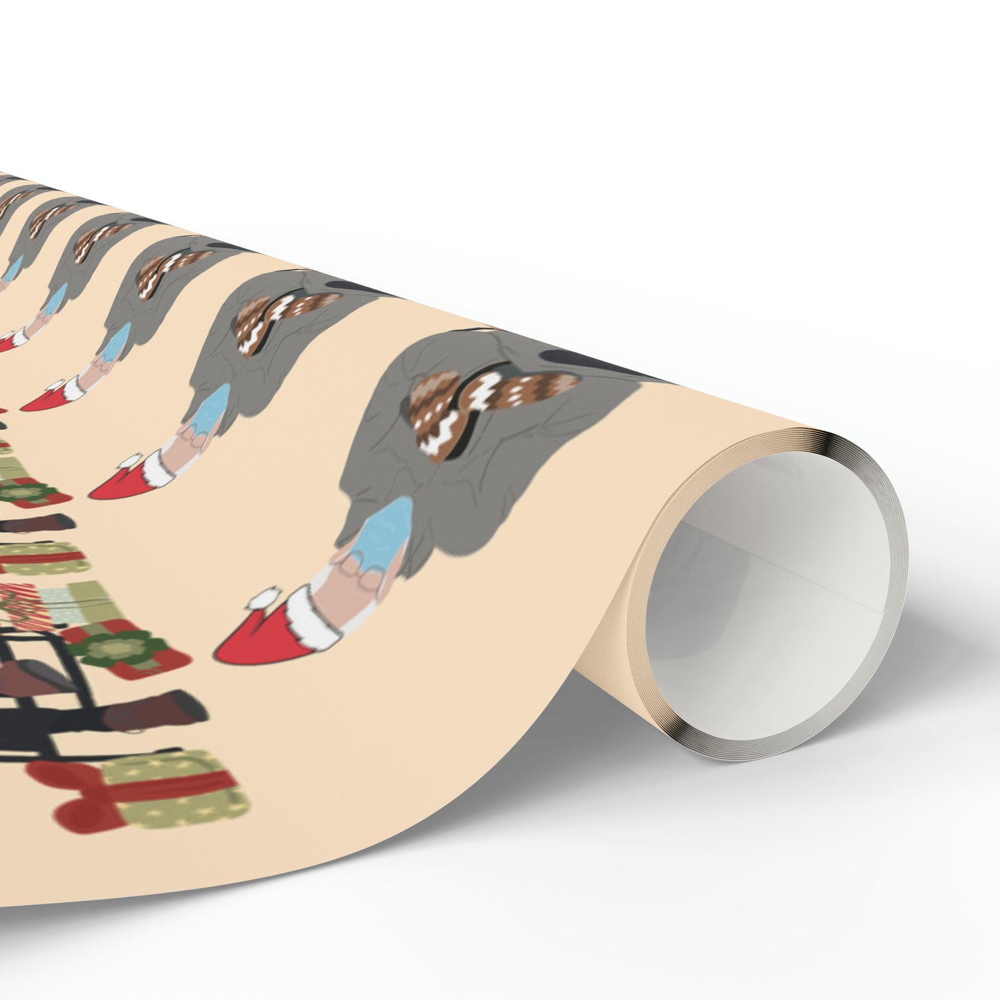 Bernie Sanders Mittens Meme Christmas Gift Wrap - Funny Bernie Wrapping Paper for Christmas