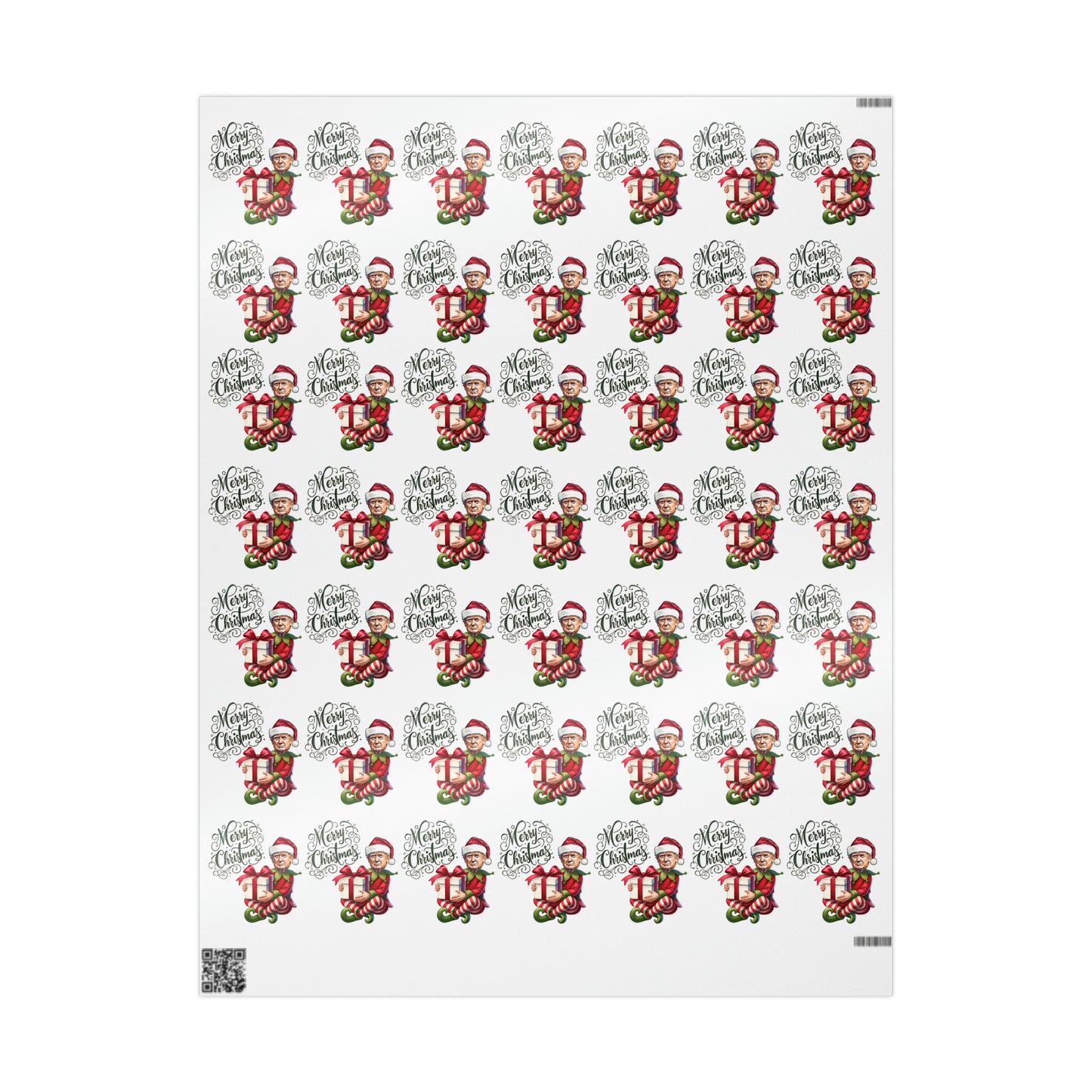 The Great Trump Elf Gift Wrap Merry Christmas Gift Wrap Elf Trump 2024 Trump Wrapping Paper Trump Christmas Funny Gift Wrap MAGA Trump