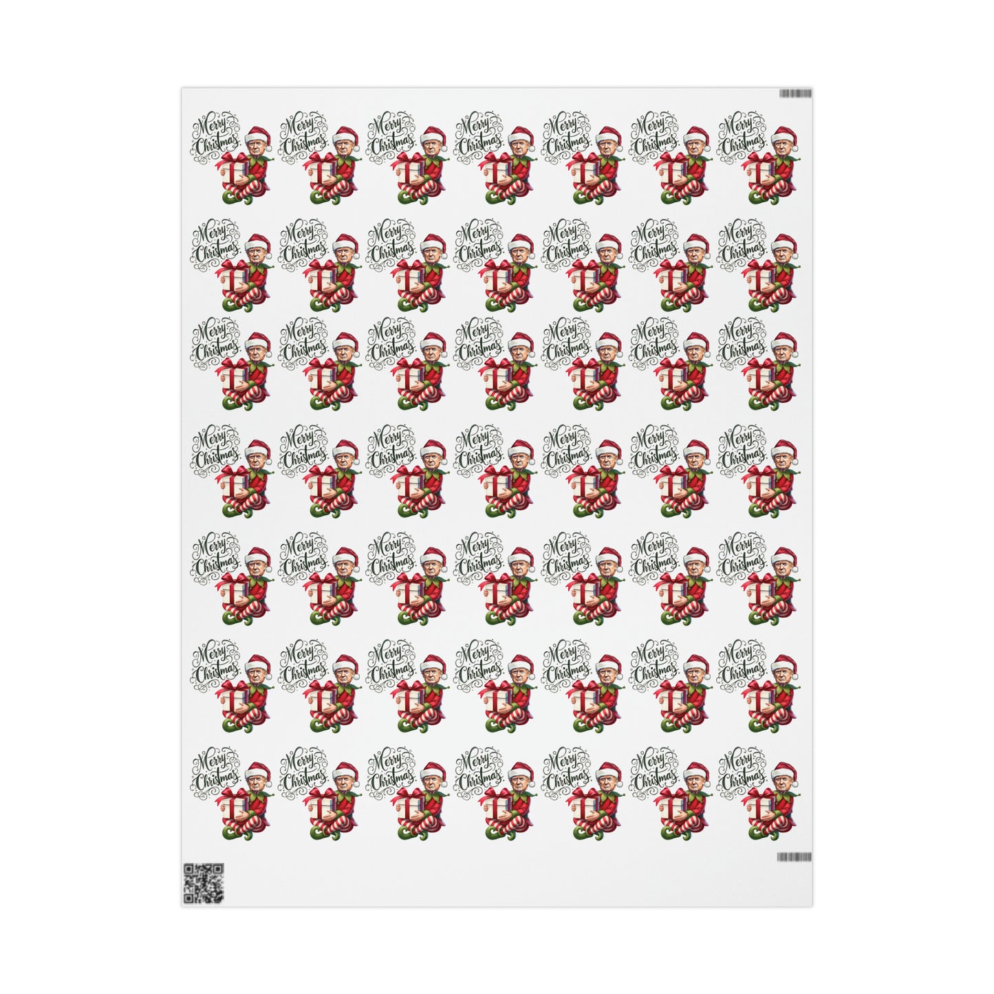 The Great Trump Elf Gift Wrap Merry Christmas Gift Wrap Elf Trump 2024 Trump Wrapping Paper Trump Christmas Funny Gift Wrap MAGA Trump