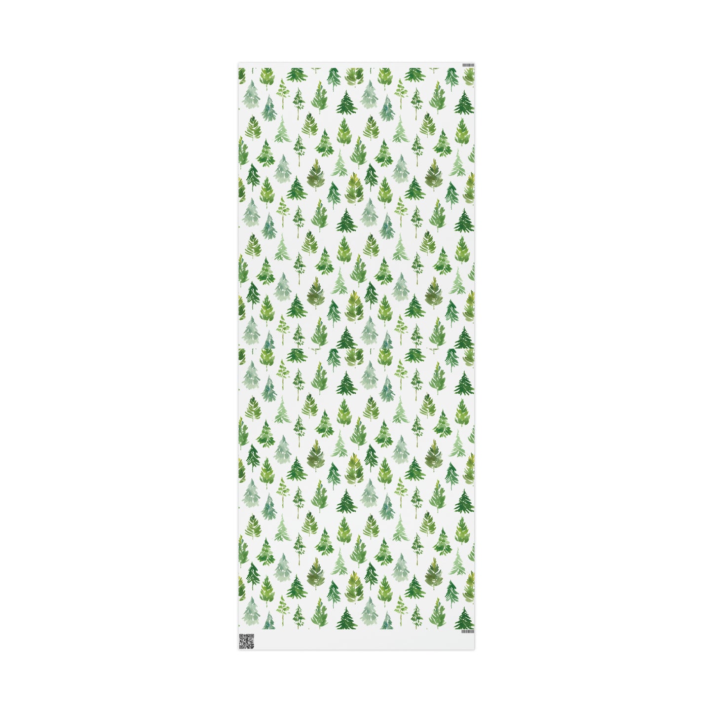 Gorgeous Green Pastel Trees Christmas Gift Wrap - Christmas Trees Wrapping Paper