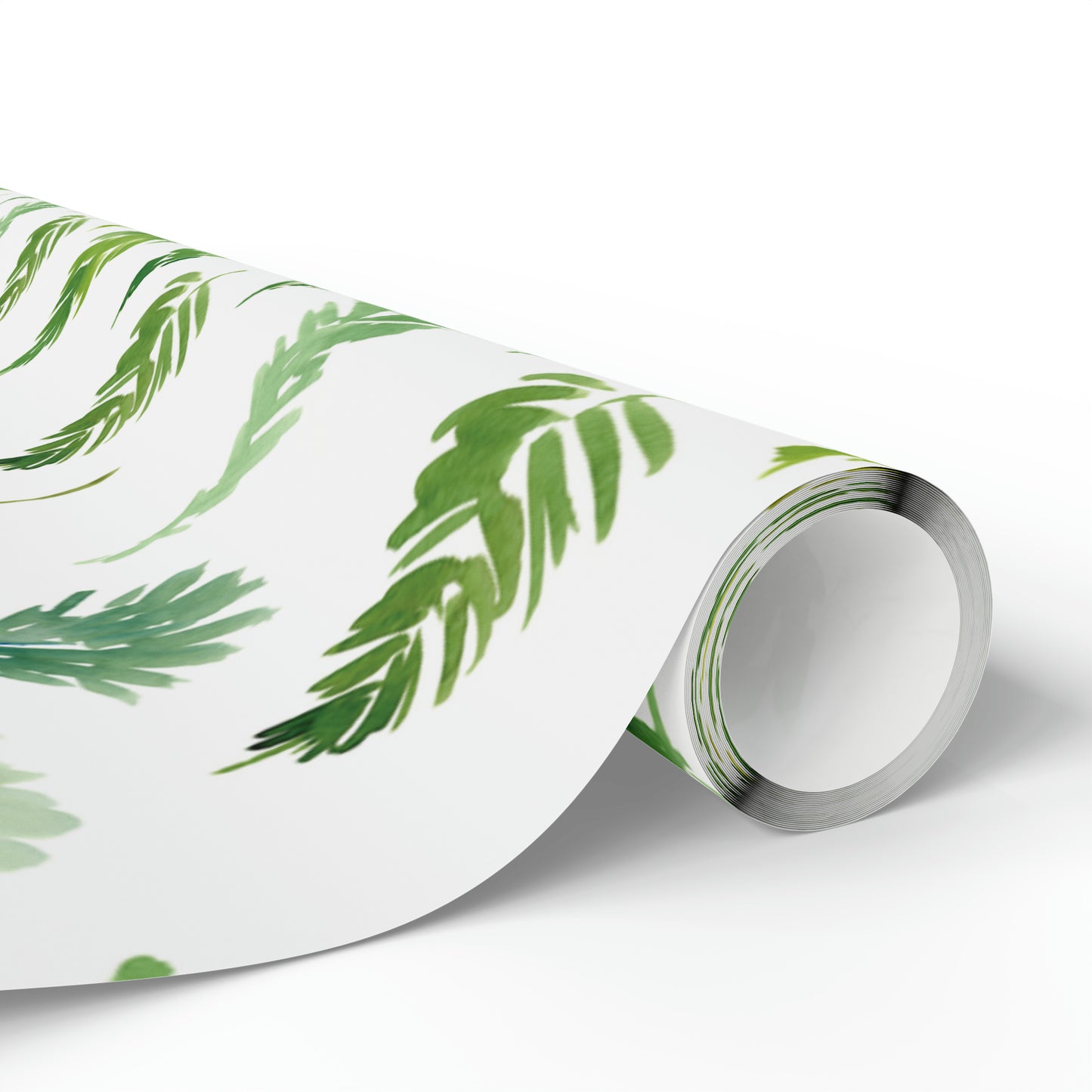 Gorgeous Green Pastel Trees Christmas Gift Wrap - Christmas Trees Wrapping Paper