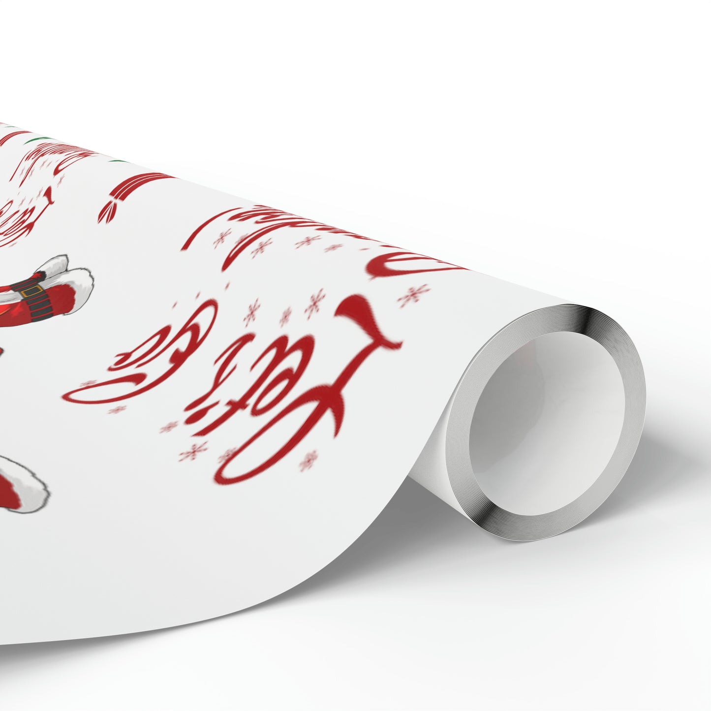 Jolly Trump Gift Wrap for Christmas - Joe Let's Go Brandon Gift - Santa Trump White Wrapping Paper