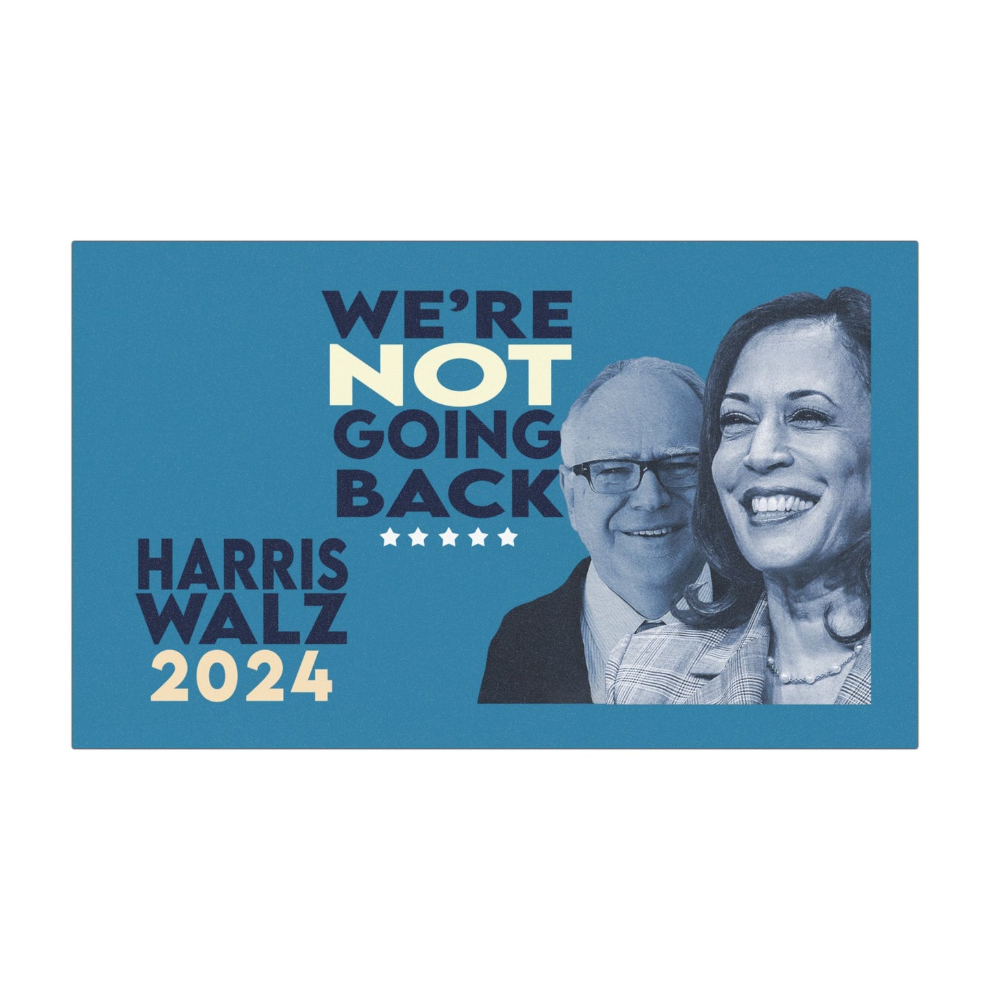 Harris Walz 2024, Kamala Harris Magnet, Vinyl Weatherproof Magnet, Kamala Bumper Magnet, Kamala 2024, NOT Going Back