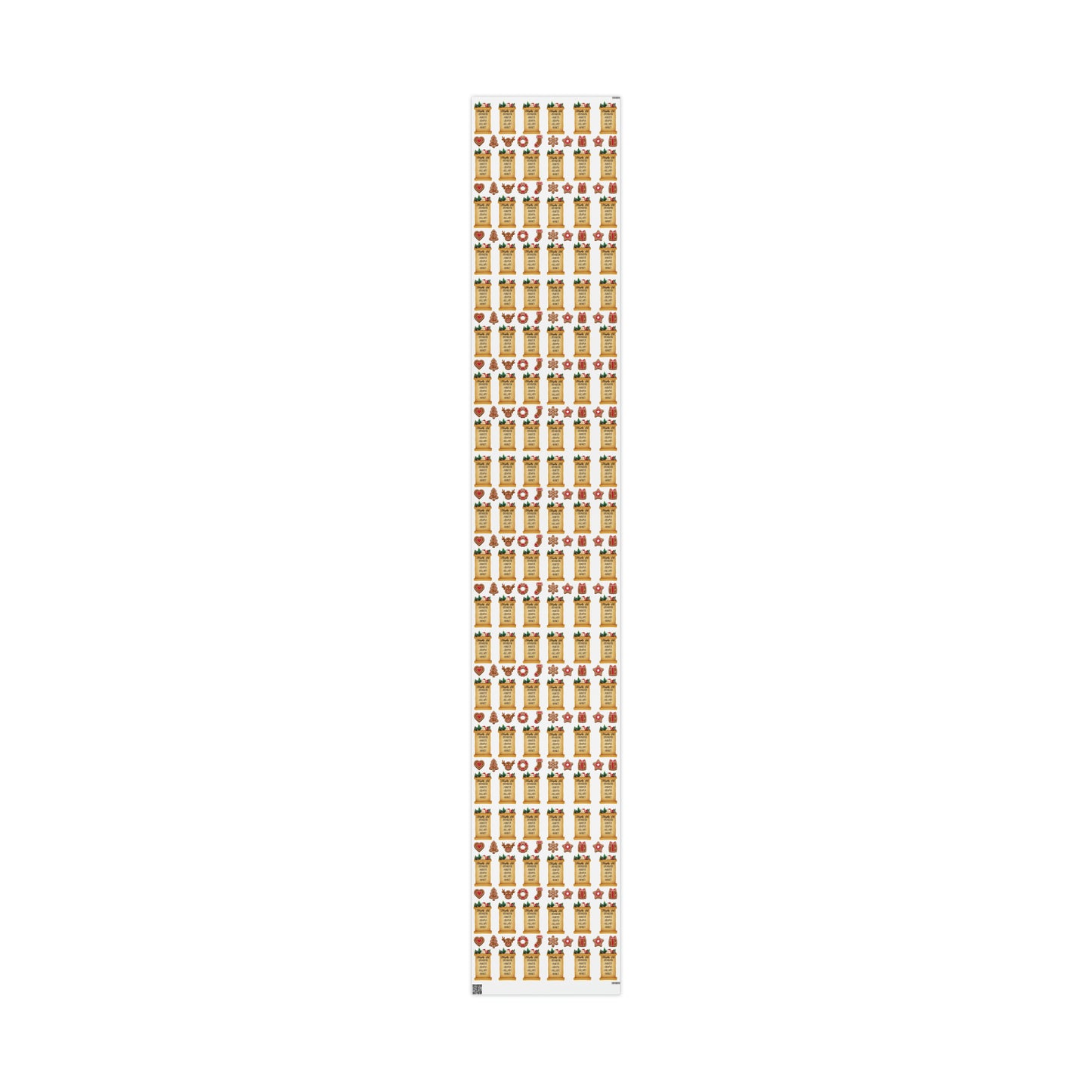 Great Funny Trump Wrapping Paper for Gifts - Pro Trump Naughty List Gingerbread Christmas Gift Wrap