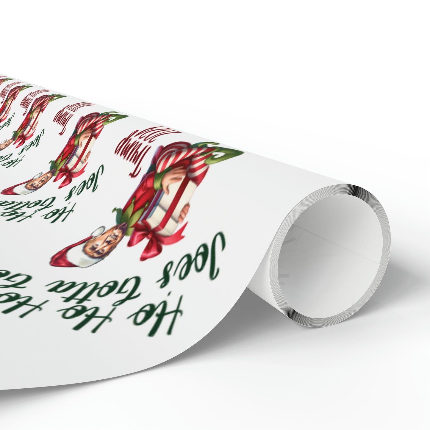 Trump Vs Biden Gift Wrap Christmas Gift Wrap Elf Trump 2024 Trump Elf Christmas Funny Gift Wrap Ho Ho Ho Joe's Gotta Go