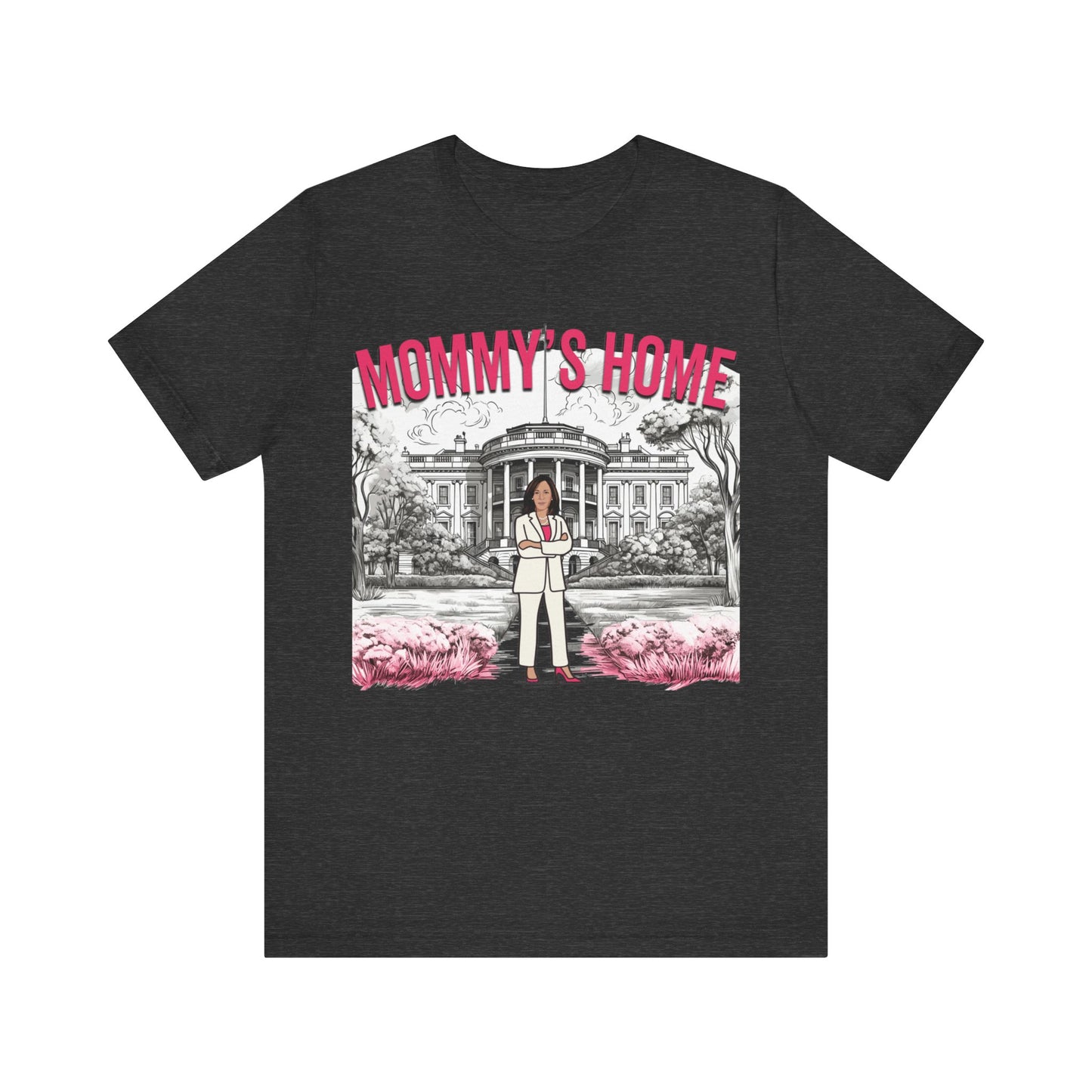 Kamala Mommy's Home Shirt, Kamala Shirt, Bella Canvas 3001 Unisex T-Shirt Vote Kamala Harris President, Kamala Pink White House, Kamala 2024