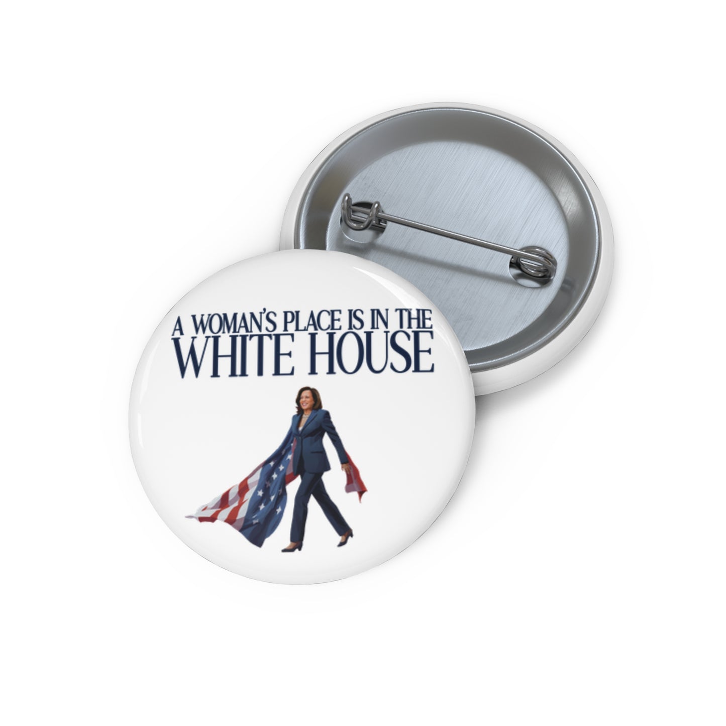 Woman's Place is in the White House, Madam President Kamala Harris, Harris For President Pin, Kamala Harris Pin Button, Kamala Election Pin