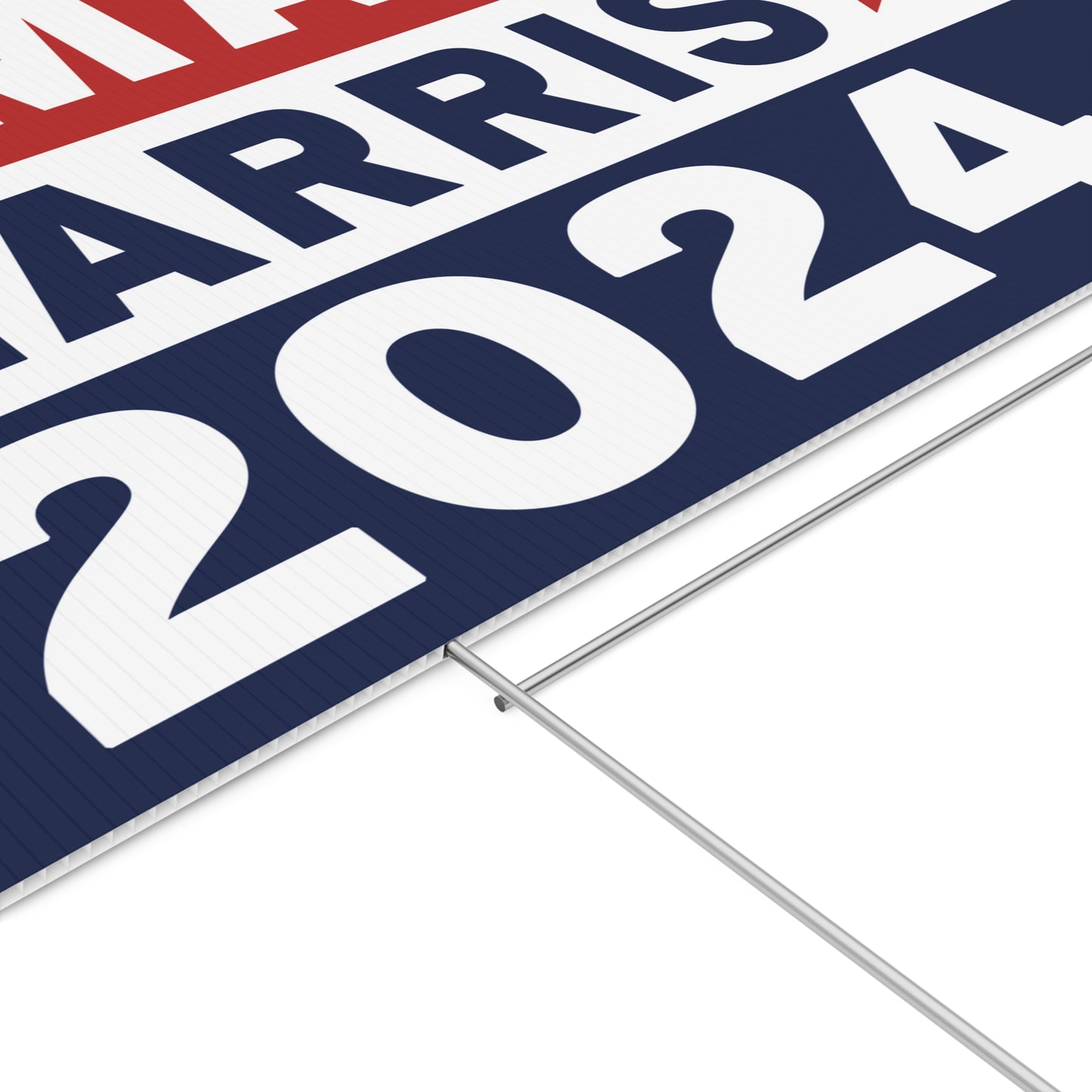 Kamala Harris 2024 Yard Sign with Stand, Kamala Sign, Vote Kamala, I'm With Her, Lawn Sign 18" x 24", Support Kamala Sign, President Kamala
