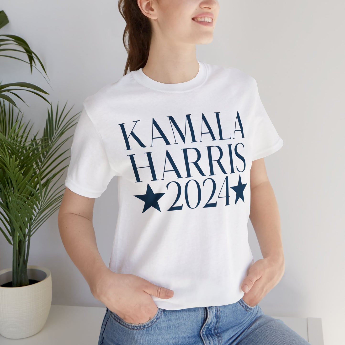Kamala Harris Shirt, Madam President Kamala 2024 Shirt, Bella Canvas 3001 Unisex T-Shirt Vote Kamala President, Biden Drops, Kamala Campaign