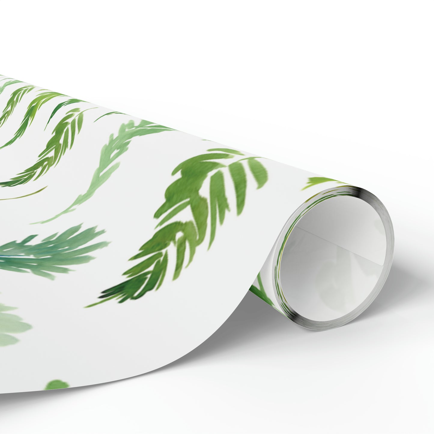 Gorgeous Green Pastel Trees Christmas Gift Wrap - Christmas Trees Wrapping Paper