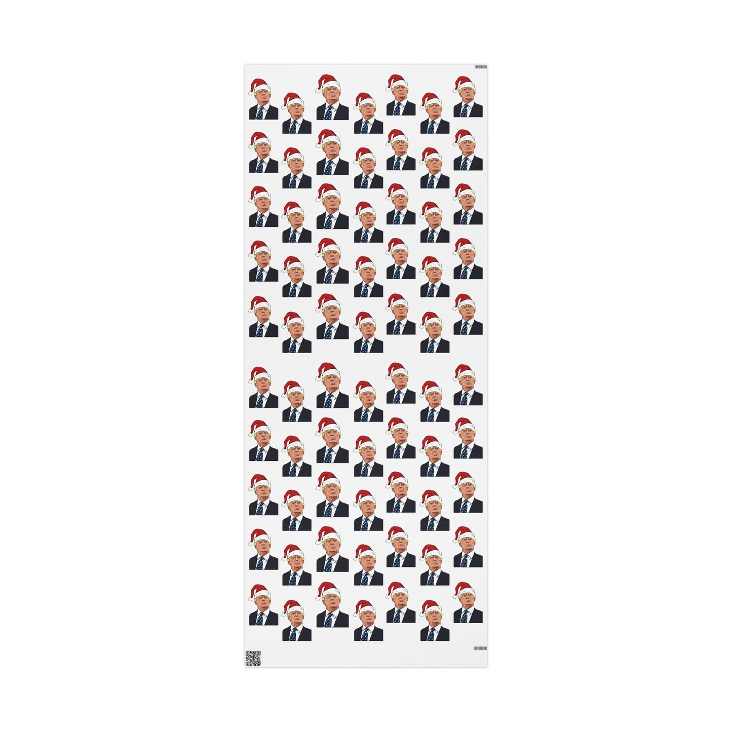 Santa Trump Wrapping Paper for Gifts - Pro Trump Christmas Gift Wrap Christmas Trump 2024 Santa Hat