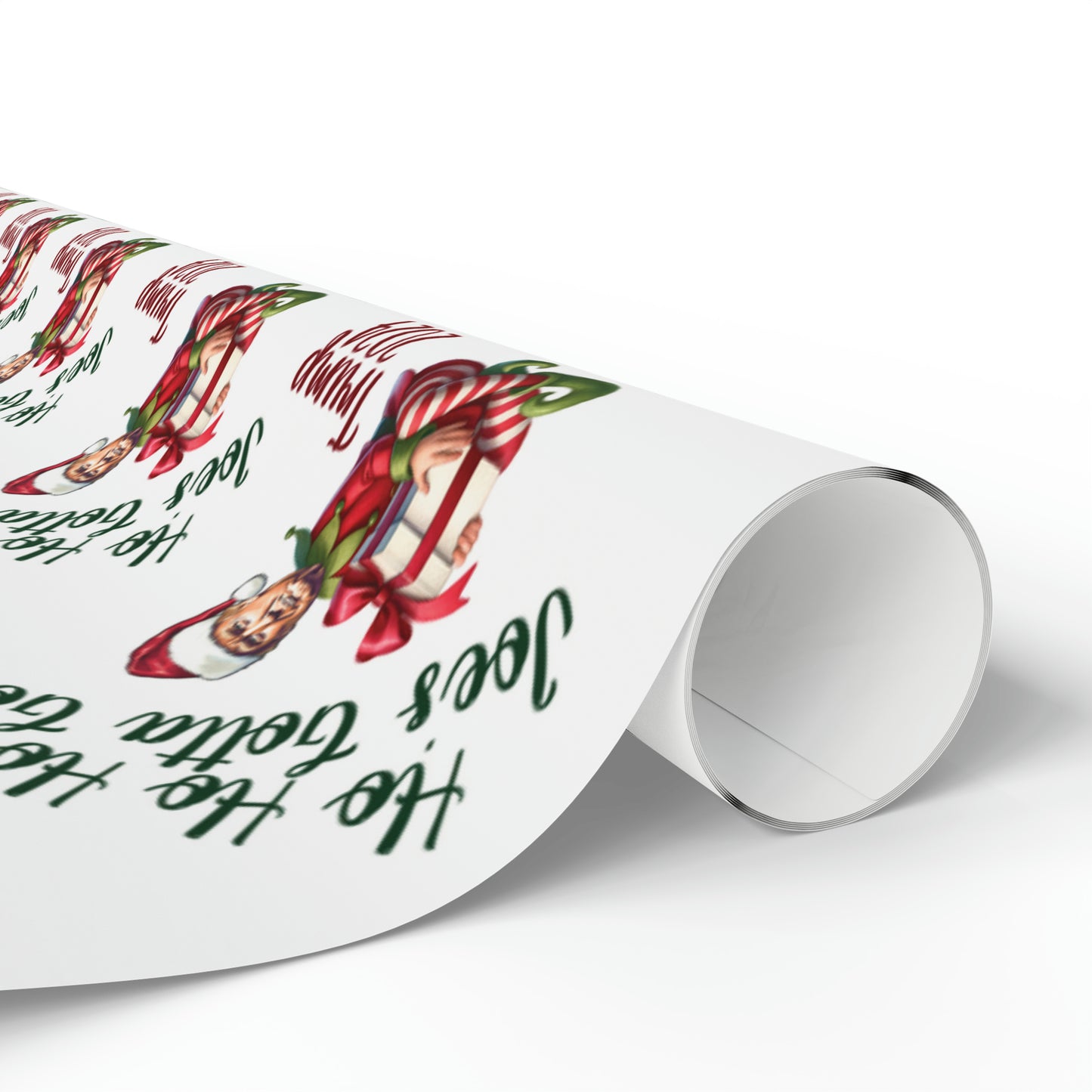 Trump Vs Biden Gift Wrap Christmas Gift Wrap Elf Trump 2024 Trump Elf Christmas Funny Gift Wrap Ho Ho Ho Joe's Gotta Go