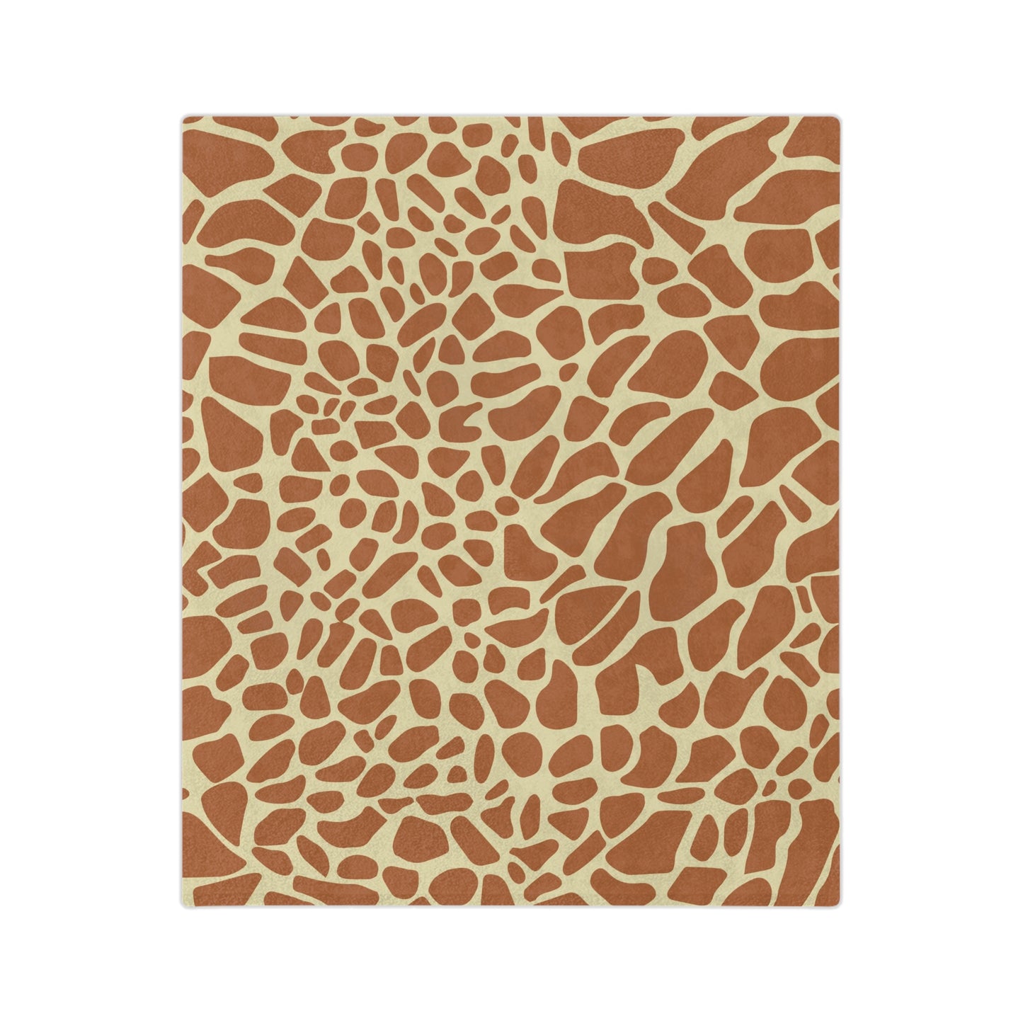 Gentle Giraffe Pattern Theme Throw Sofa Bed Blanket Giraffe Nursery - Soft Thick Velveteen Minky Throw Blanket