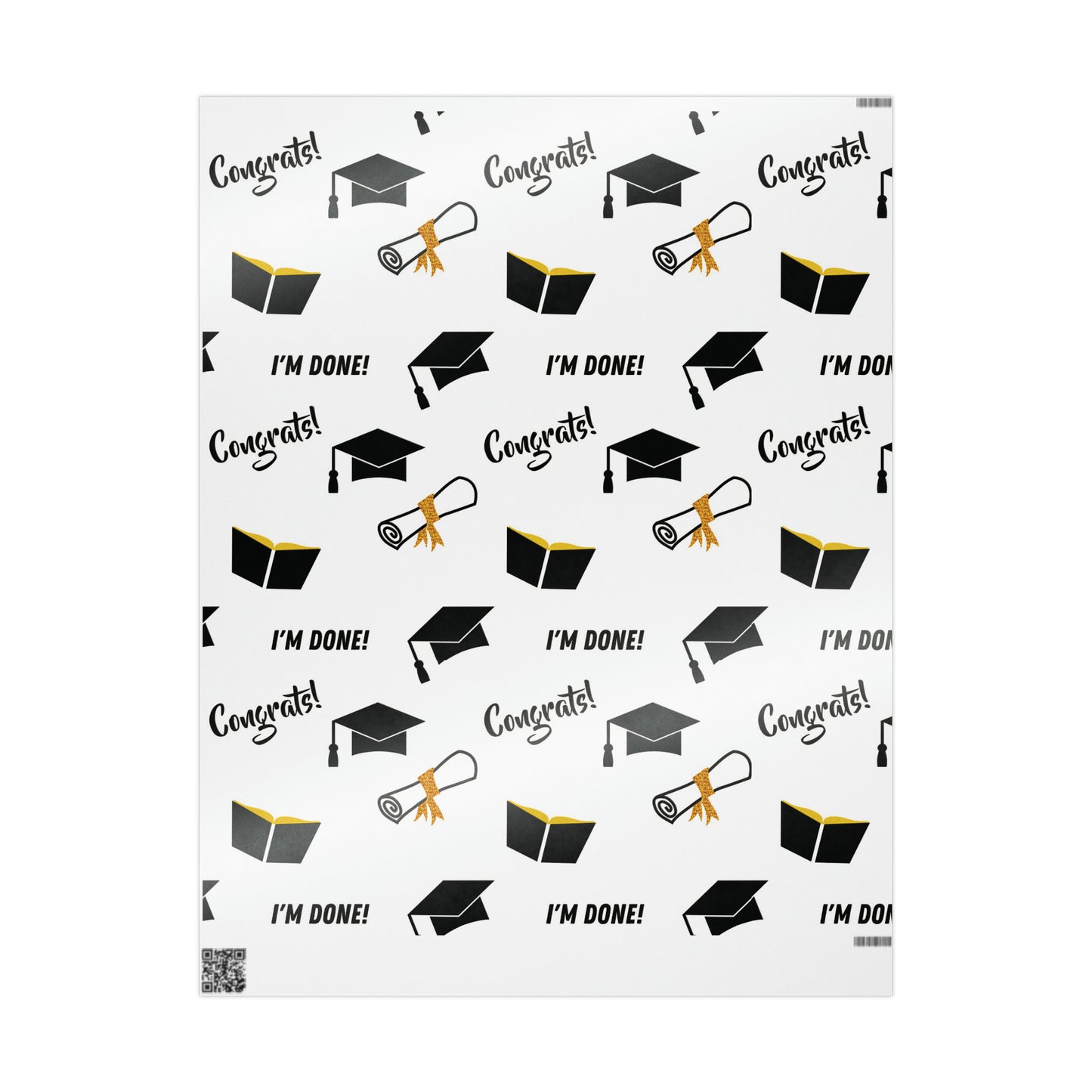 Diploma Graduation Gift Wrapping Paper for Gift - Diploma Congrats Graduate Gift