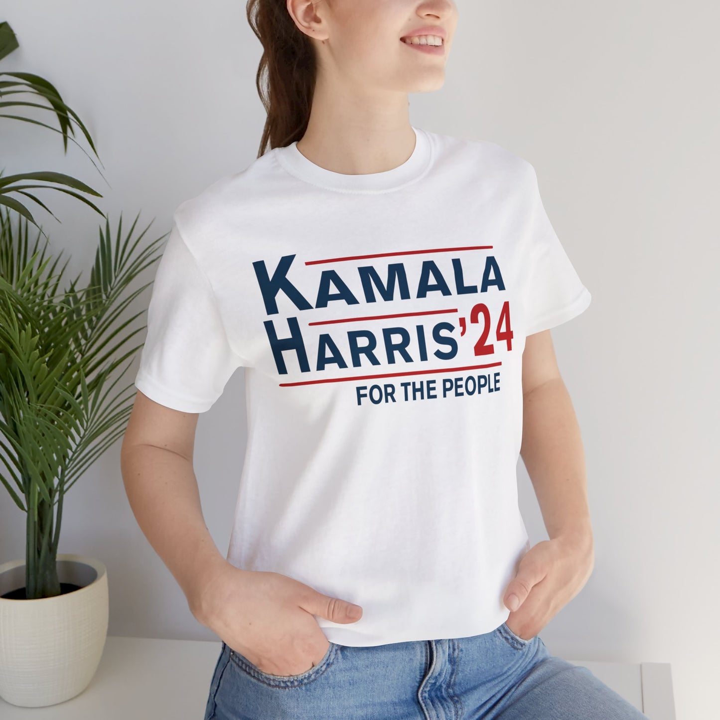 Kamala Harris Shirt, For the People, Kamala 2024 Shirt, Bella Canvas 3001 Unisex T-Shirt Vote Kamala President, Biden Drops, Kamala Campaign
