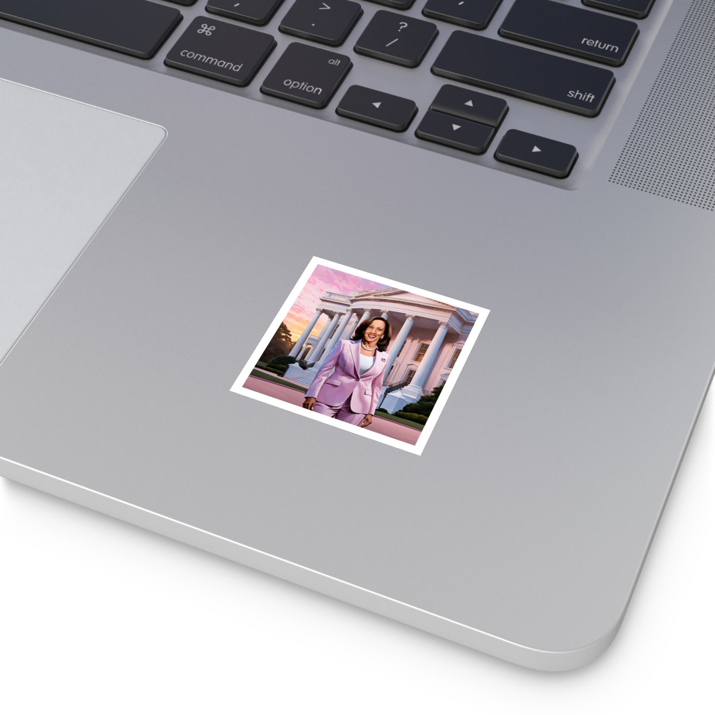 Kamala Harris Digi-Art Sticker, Indoor\Outdoor Vinyl Sticker, Kamala Harris 2024, Kamala White House, Vote Kamala 2024, Kamala Sticker