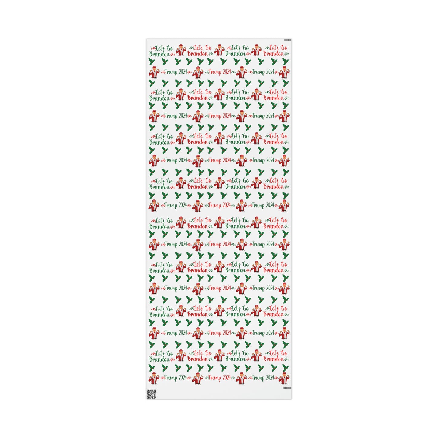 Christmas Trump 2024 Let's Go Brandon Wrapping Paper for Gifts