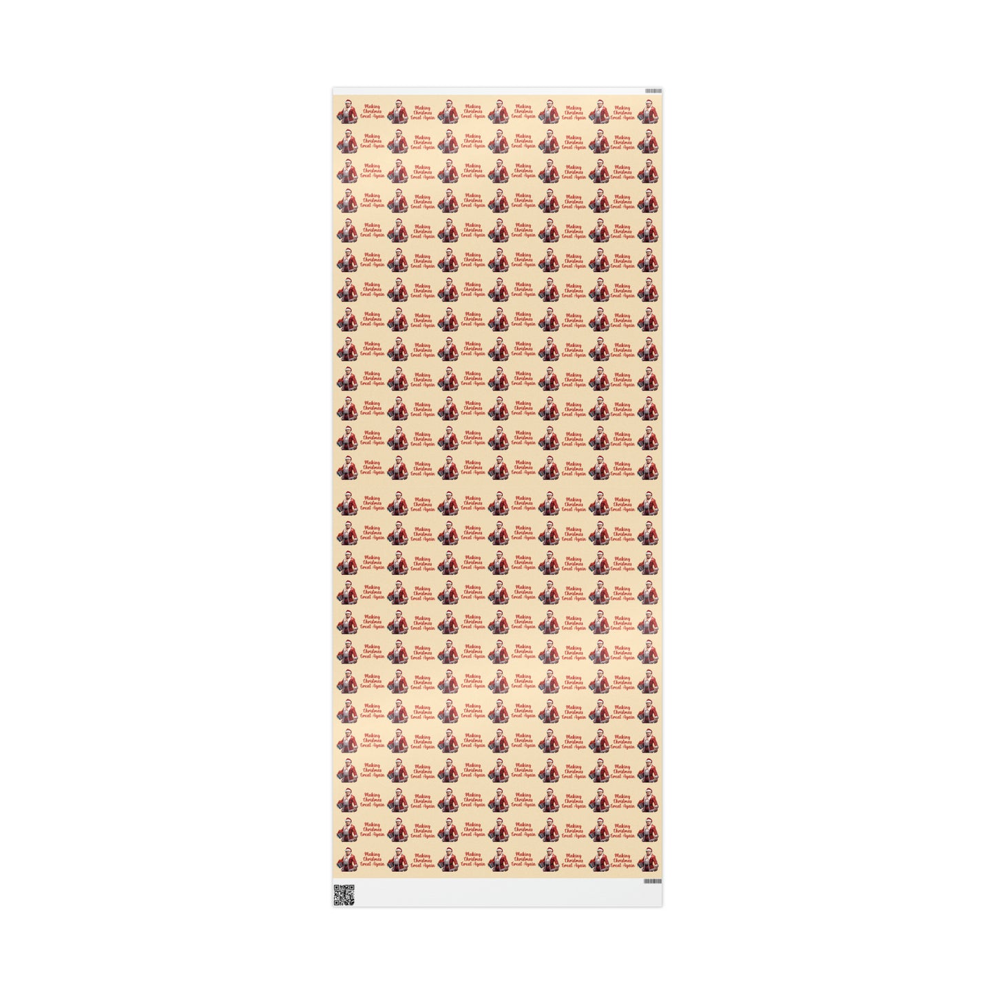 Buff Santa Trump Gift Wrap Merry Christmas Gift Wrap Elf Funny Trump 2024 Trump Wrapping Paper Trump Christmas