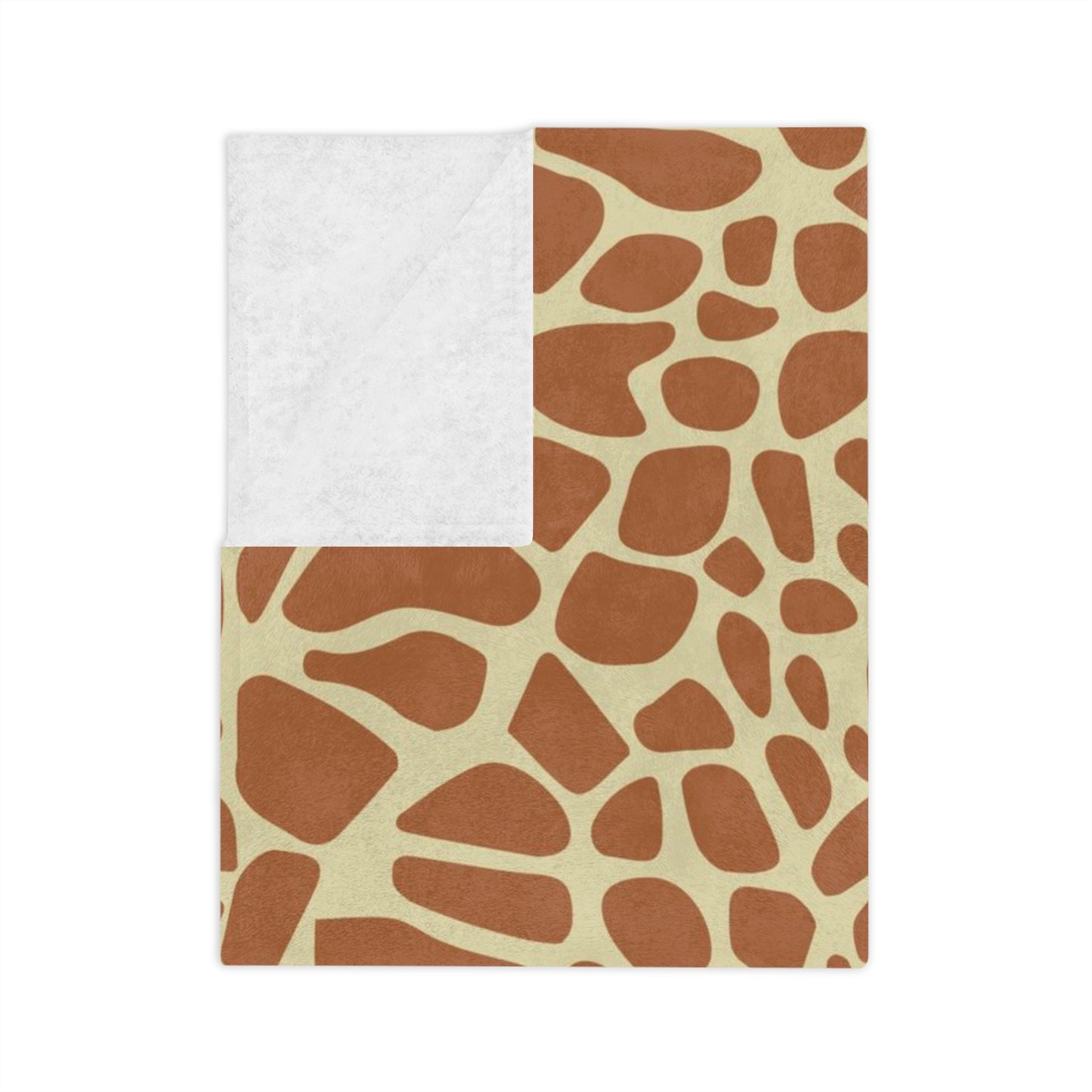 Gentle Giraffe Pattern Theme Throw Sofa Bed Blanket Giraffe Nursery - Soft Thick Velveteen Minky Throw Blanket