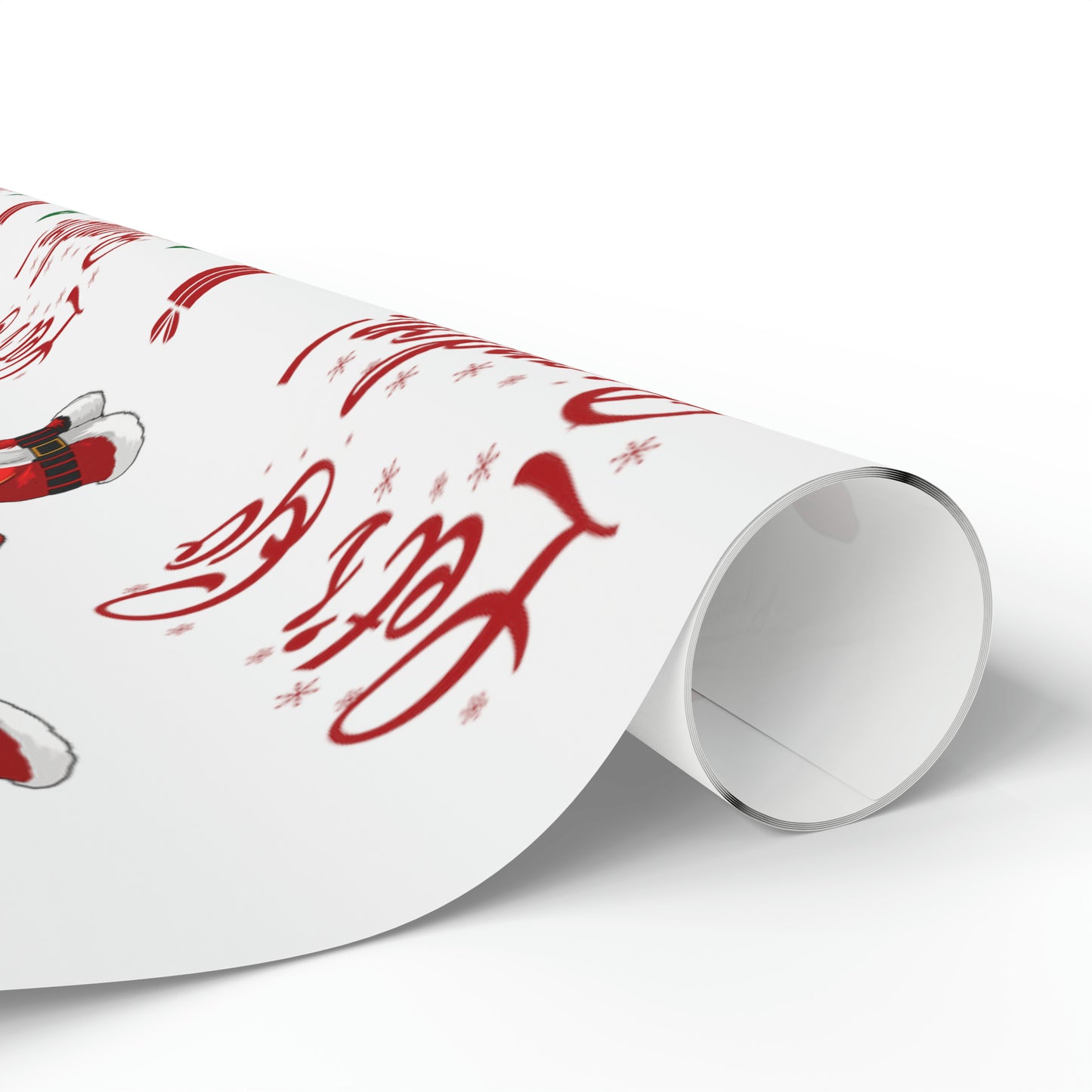 Jolly Trump Gift Wrap for Christmas - Joe Let's Go Brandon Gift - Santa Trump White Wrapping Paper