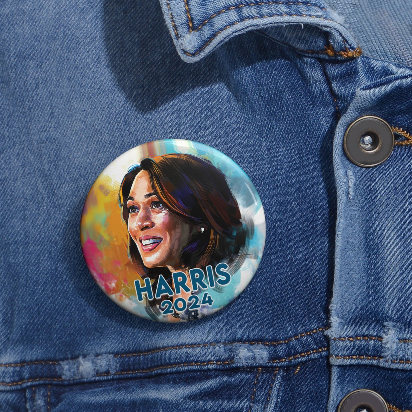 Kamala Harris 2024 Pin Button, Kamala President, Madam Vice President Kamala, Harris 2024, Vote Blue, Vote Pin Button, Kamala Election 2024