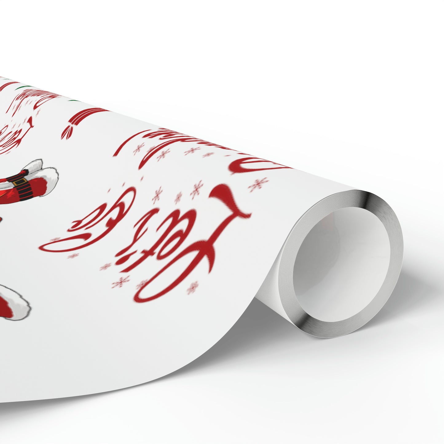 Jolly Trump Gift Wrap for Christmas - Joe Let's Go Brandon Gift - Santa Trump White Wrapping Paper