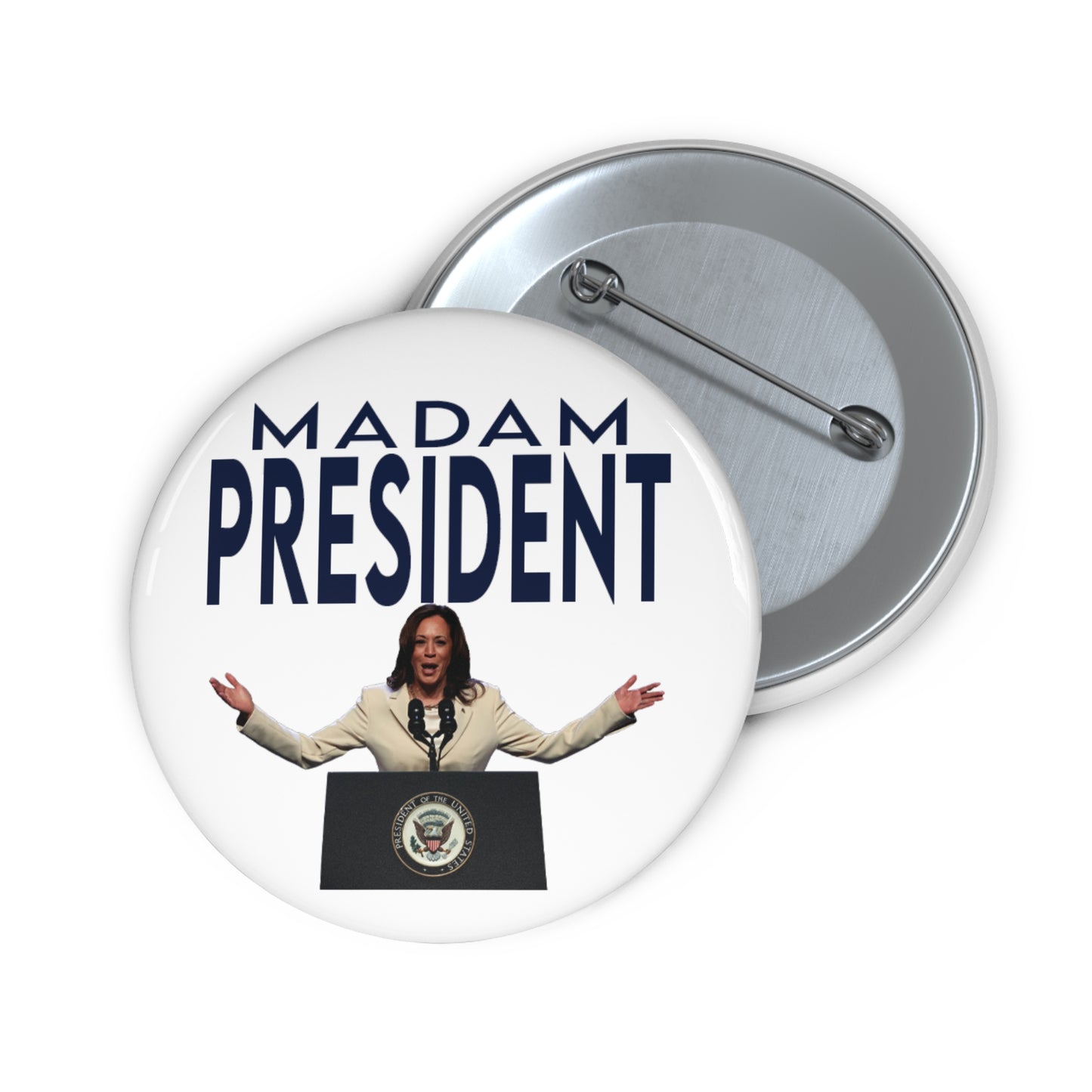 Madam President Kamala Harris, Harris For President Pin, Kamala Harris Pin Button, Kamala Election Pin, Harris Walz 2024, Kamala DNC