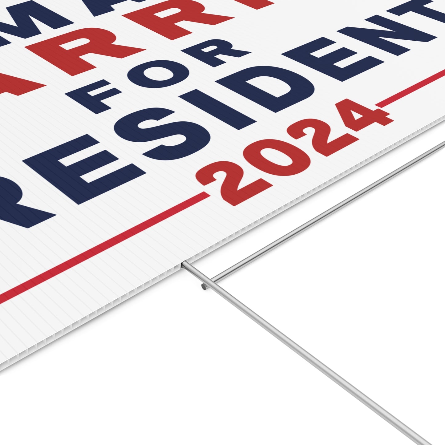 Kamala Harris for President 2024 Yard Sign with Stand, Kamala Sign, Vote Kamala, Lawn Sign 18" x 24", Support Kamala Sign, President Kamala