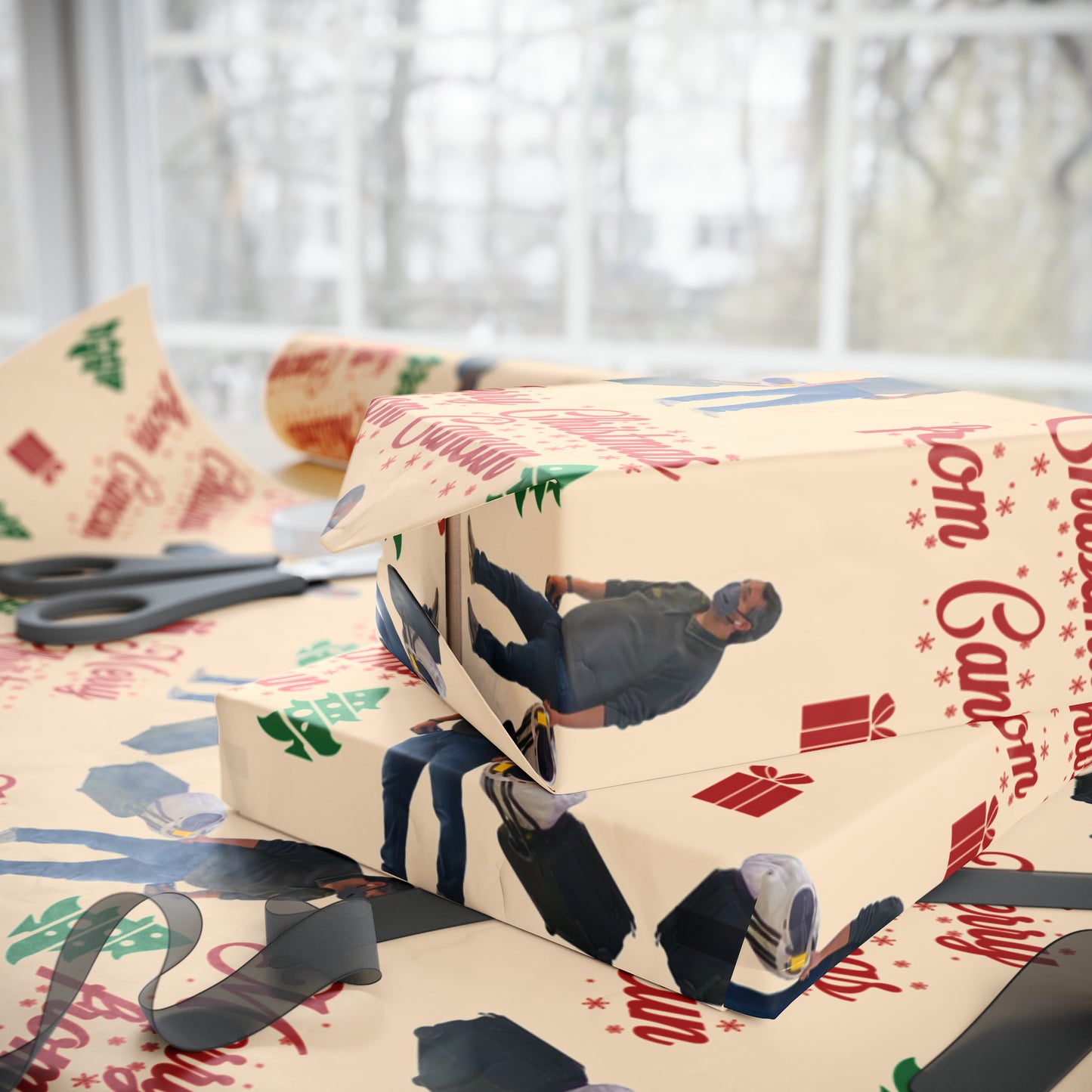 Funny Ted Cruz Christmas Wrapping Paper for Gifts - Cancun Cruz Gift - Ted Cruz Meme