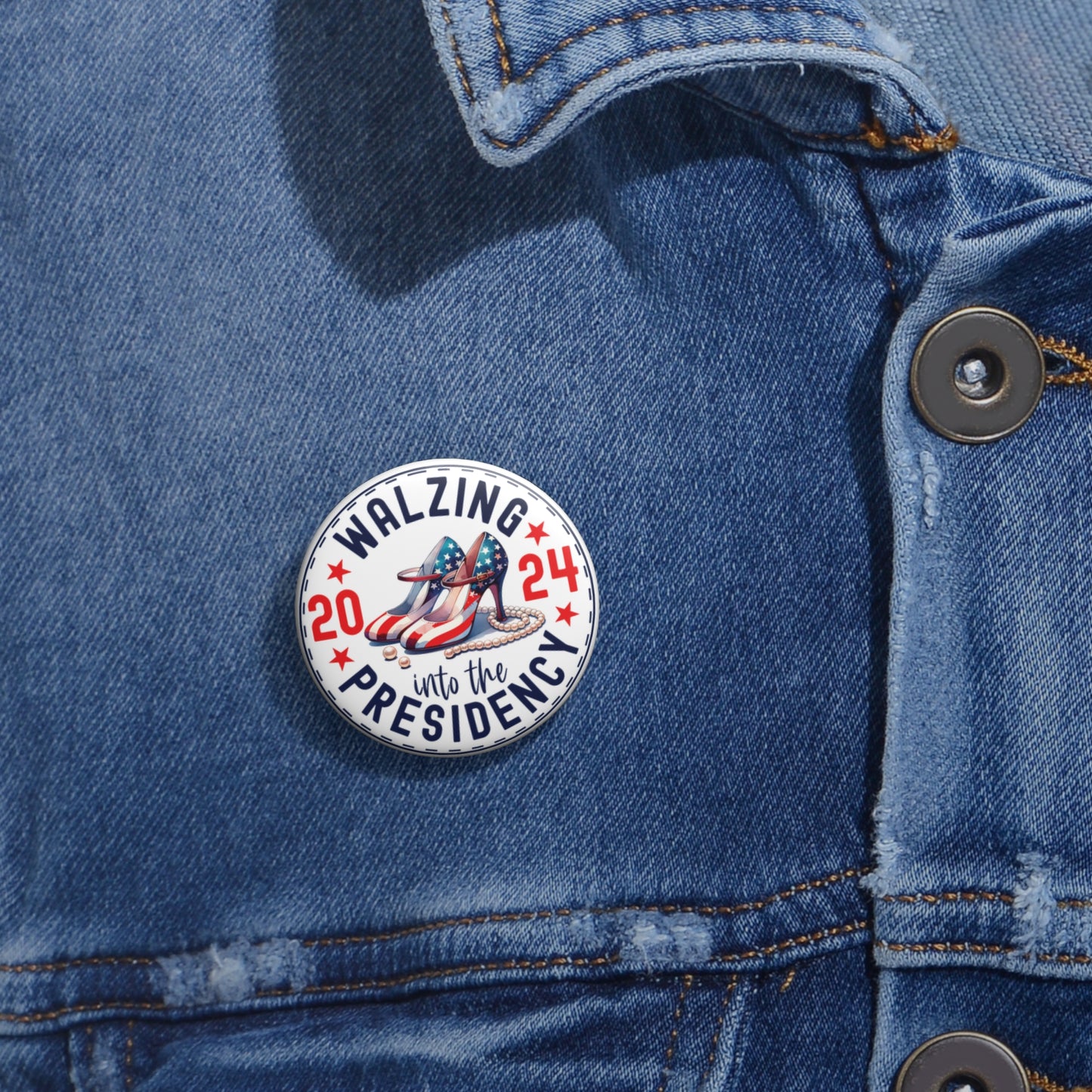 Walzing Into The Presidency Pin, Harris Walz Pin Button, Kamala Harris 2024 Pin, Tim Walz, Harris Walz 2024, Vote Pin Button, Kamala Walz