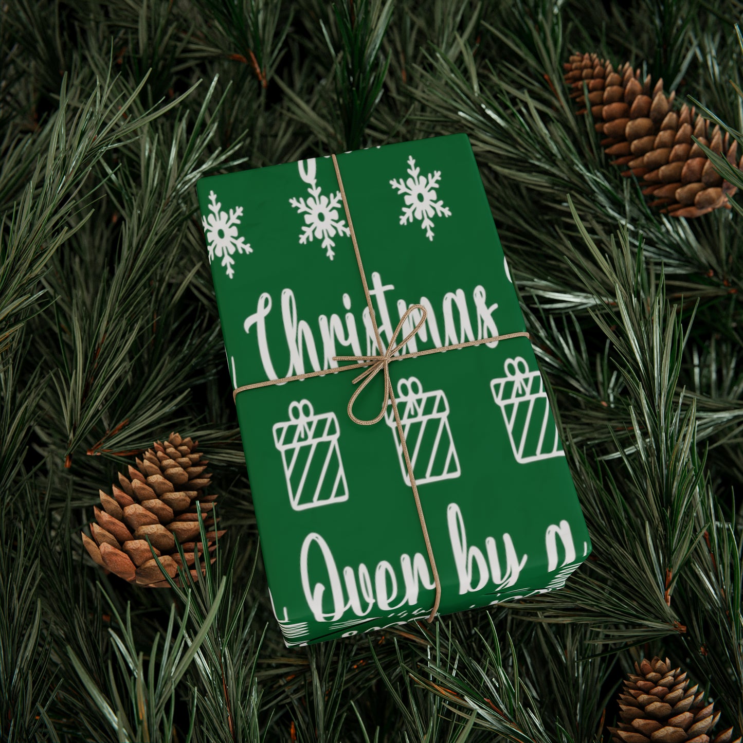 Funny Let's Go Brandon Christmas Gift Wrap Green - Brandon Trump Gift Wrap Funny Green Wrapping Paper
