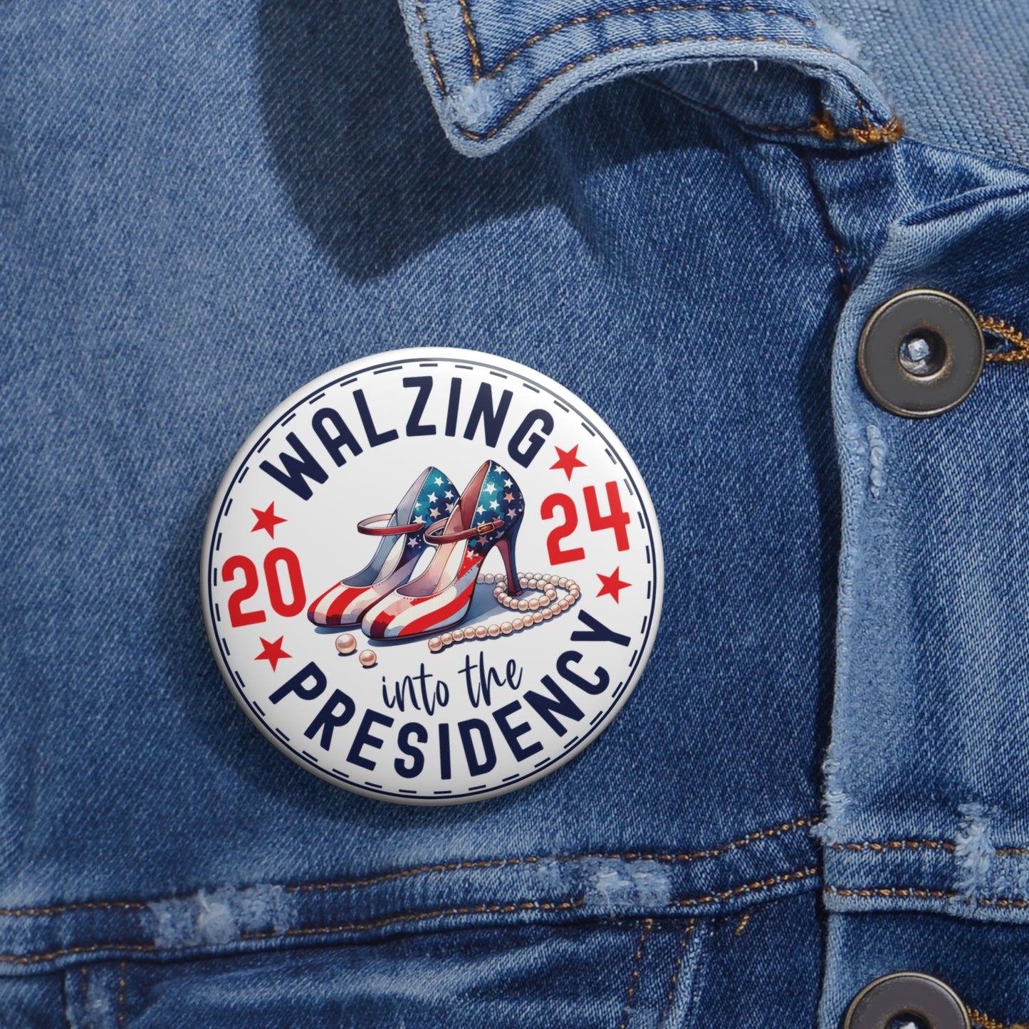 Walzing Into The Presidency Pin, Harris Walz Pin Button, Kamala Harris 2024 Pin, Tim Walz, Harris Walz 2024, Vote Pin Button, Kamala Walz