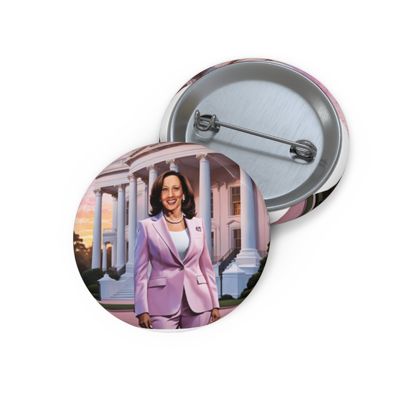 Kamala Harris Art 2024 Pin Button, Kamala President, Madam Vice President Kamala, Harris 2024, Vote Pin Button, Kamala White House