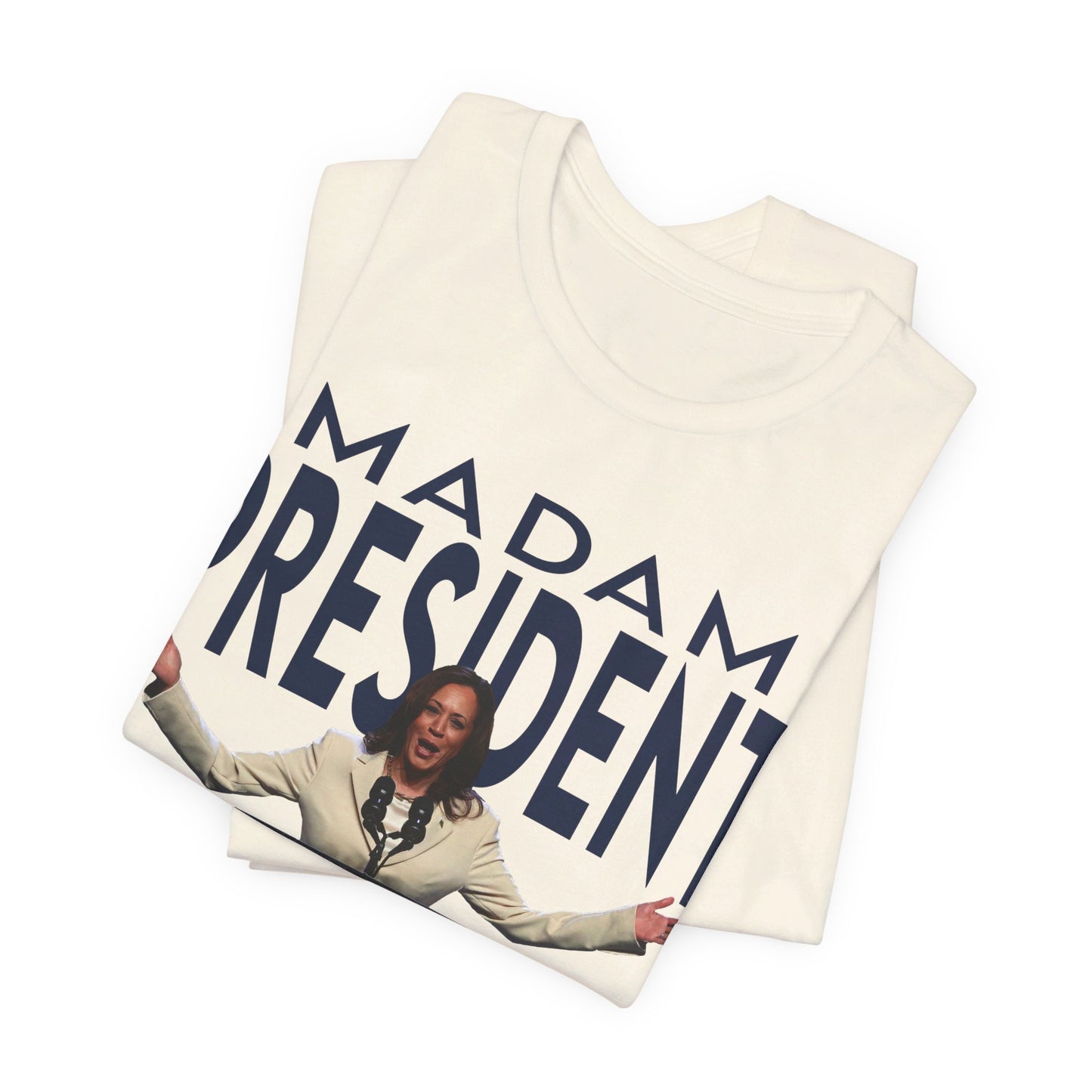 Madam President Kamala Harris, Bella Canvas 3001 Unisex T-Shirt, Kamala Shirt, Kamala DNC Shirt - Anti Trump, Democracy Shirt, Kamala Shirt