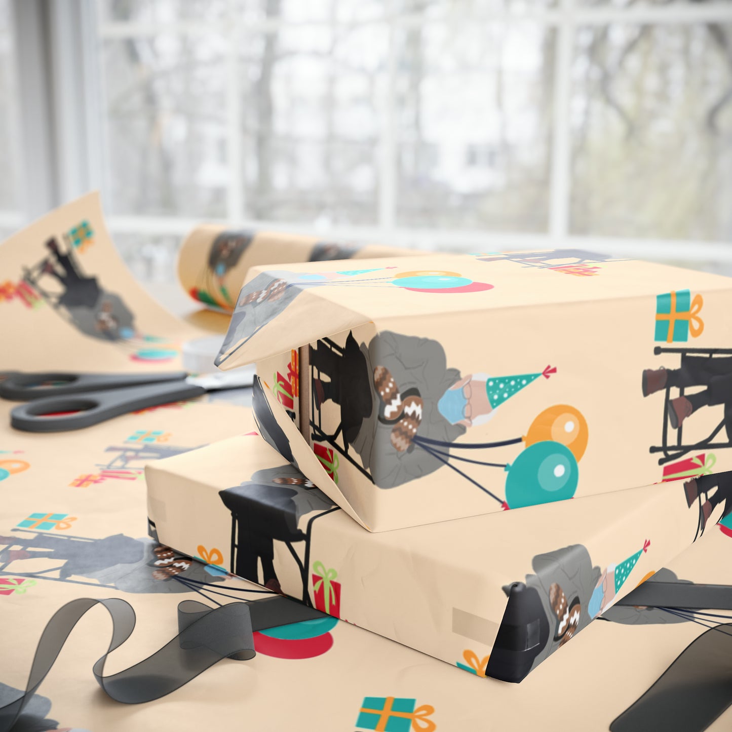 Funny Bernie Mittens Wrapping Paper Gift Bernie Sanders Meme Mittens Gift Birthday Wrapping