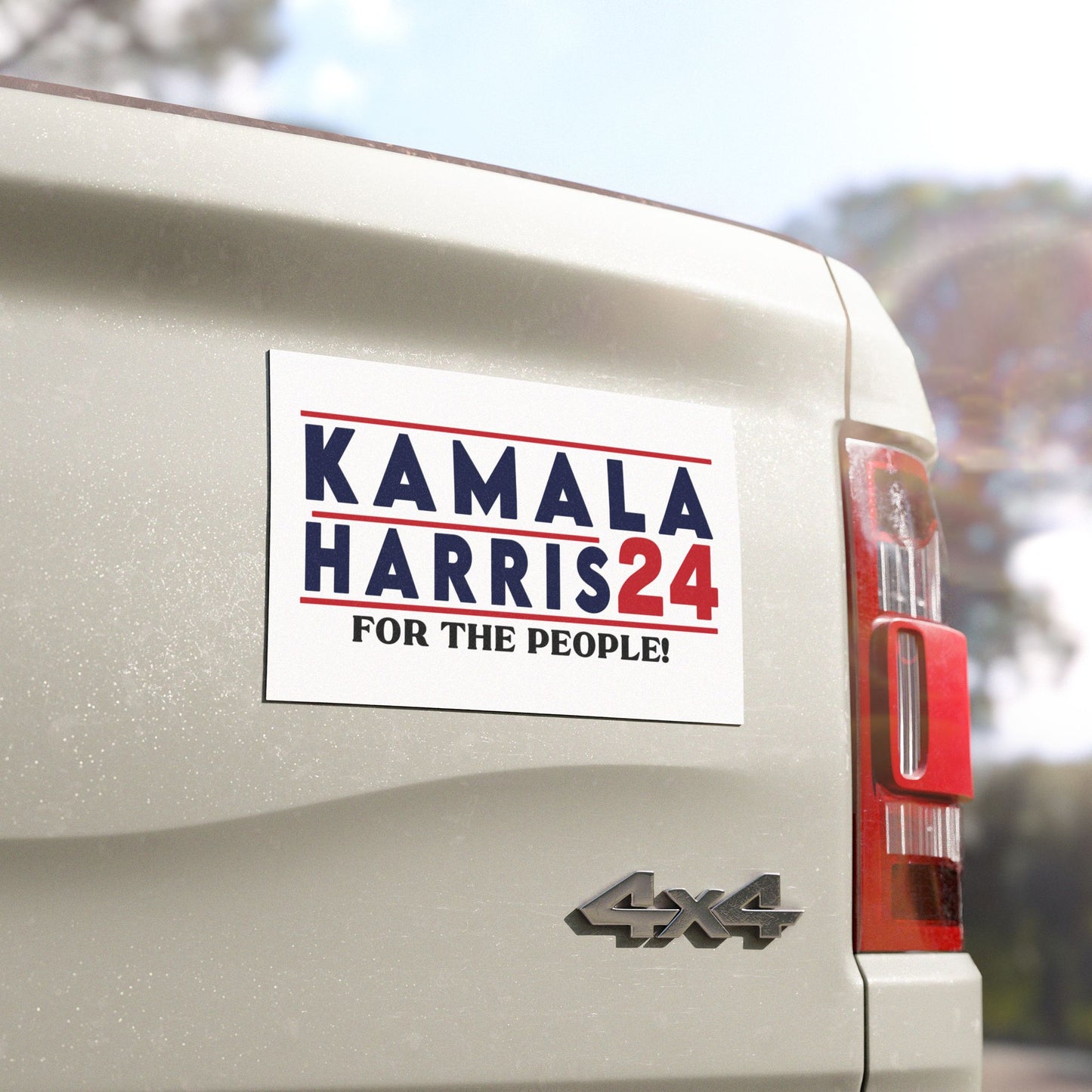 Kamala Harris 2024, For the People, Kamala Harris Magnet, Durable Vinyl Weatherproof Magnet, Kamala Magnet, Kamala 2024 Car Magnet, Vote