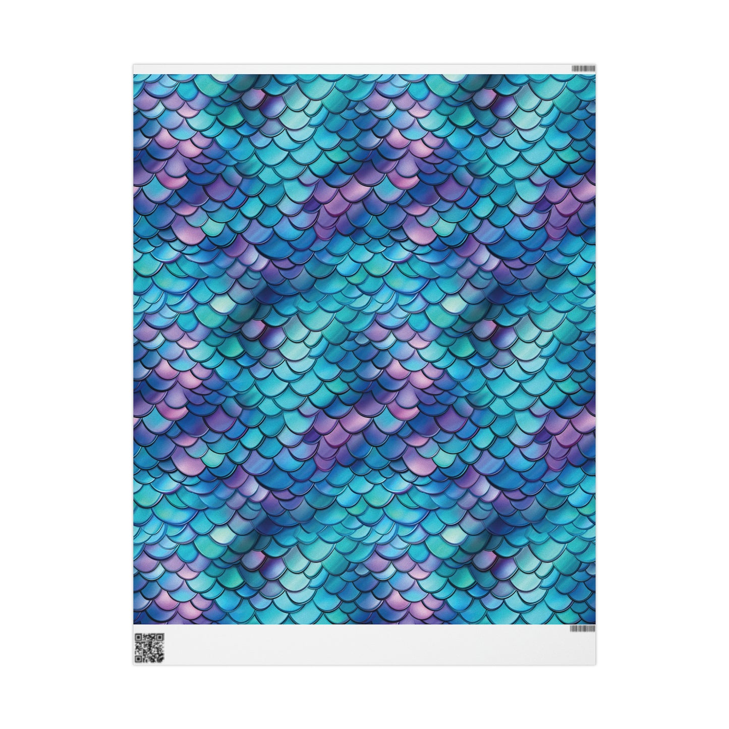 Beautiful Mermaid Wrapping Paper Mermaid Scales Mermaid Gift Wrap