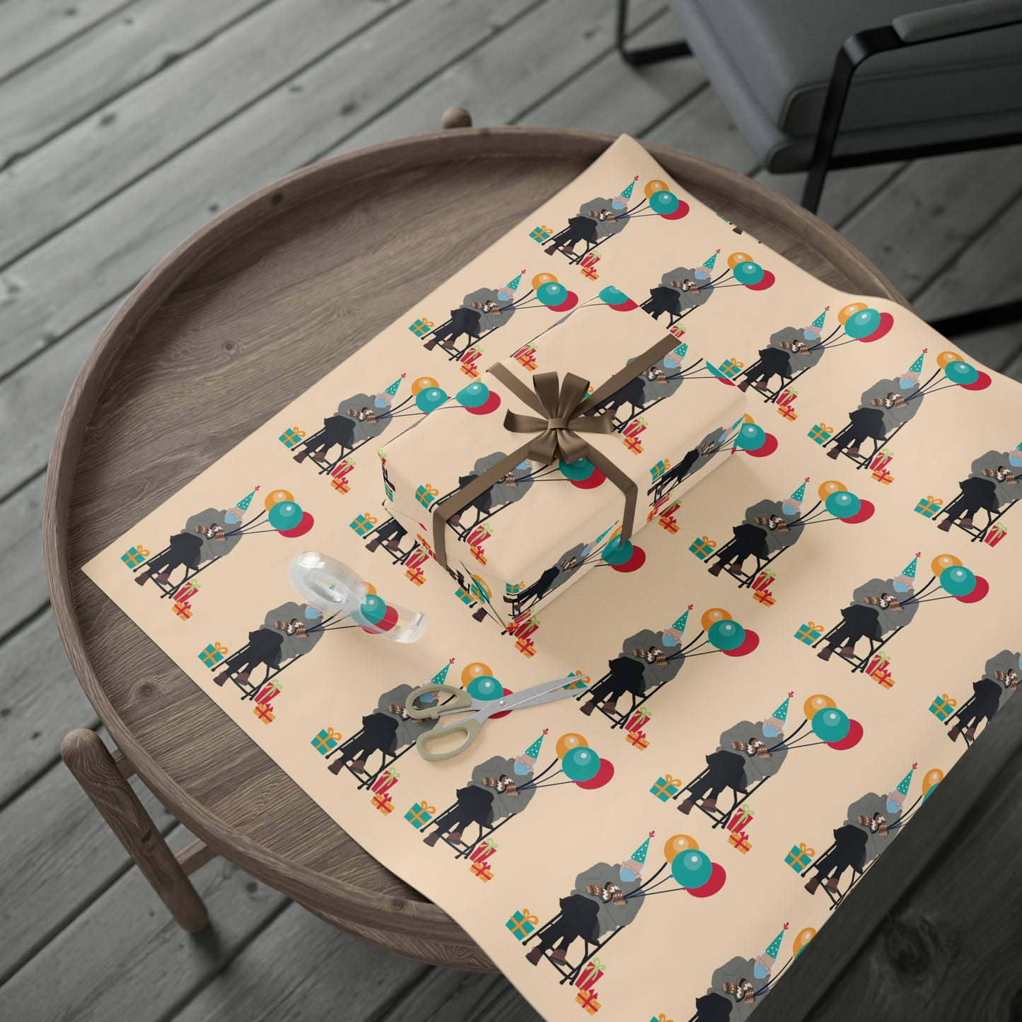 Funny Bernie Mittens Wrapping Paper Gift Bernie Sanders Meme Mittens Gift Birthday Wrapping