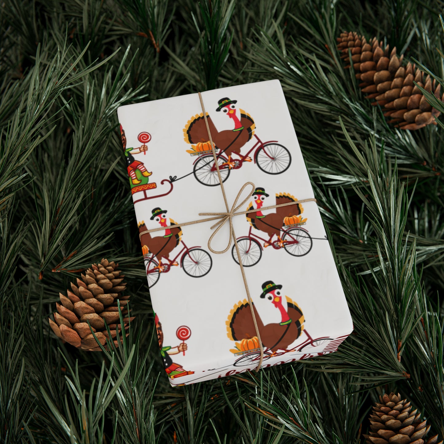 Hilarious Biden Confused Christmas Wrapping Paper for Gifts Biden Merry 4th of Thanksgiving