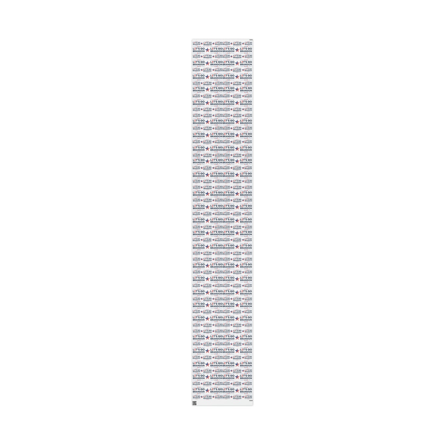 Let's Go Brandon Style USA Wrapping Paper for Gifts - Trump Maga Let's Go Brandon Trump Christmas Gift Wrap