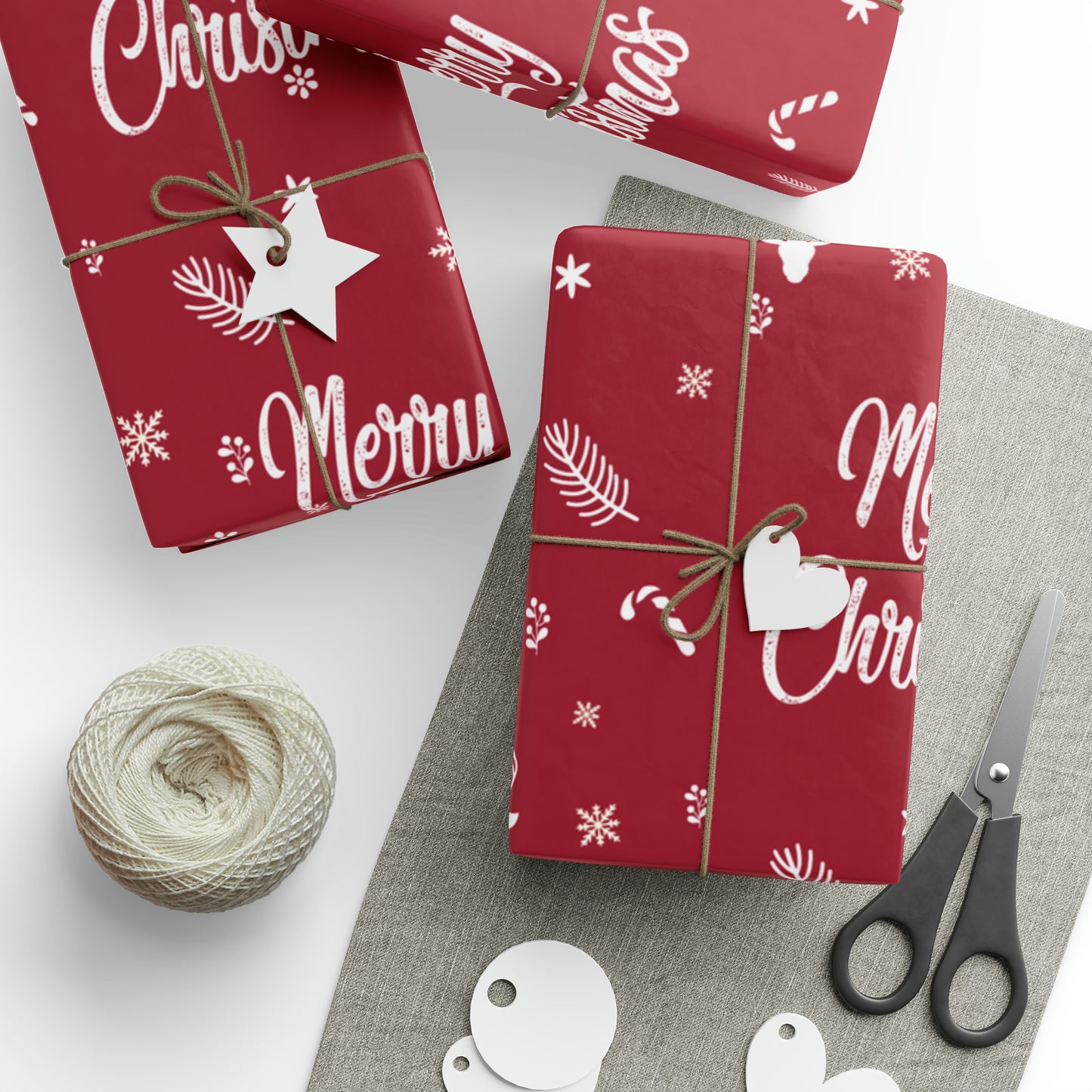 Red Christmas Gift Trump Wrapping Paper Trump Christmas Gift Let's Go Brandon Gift Wrap