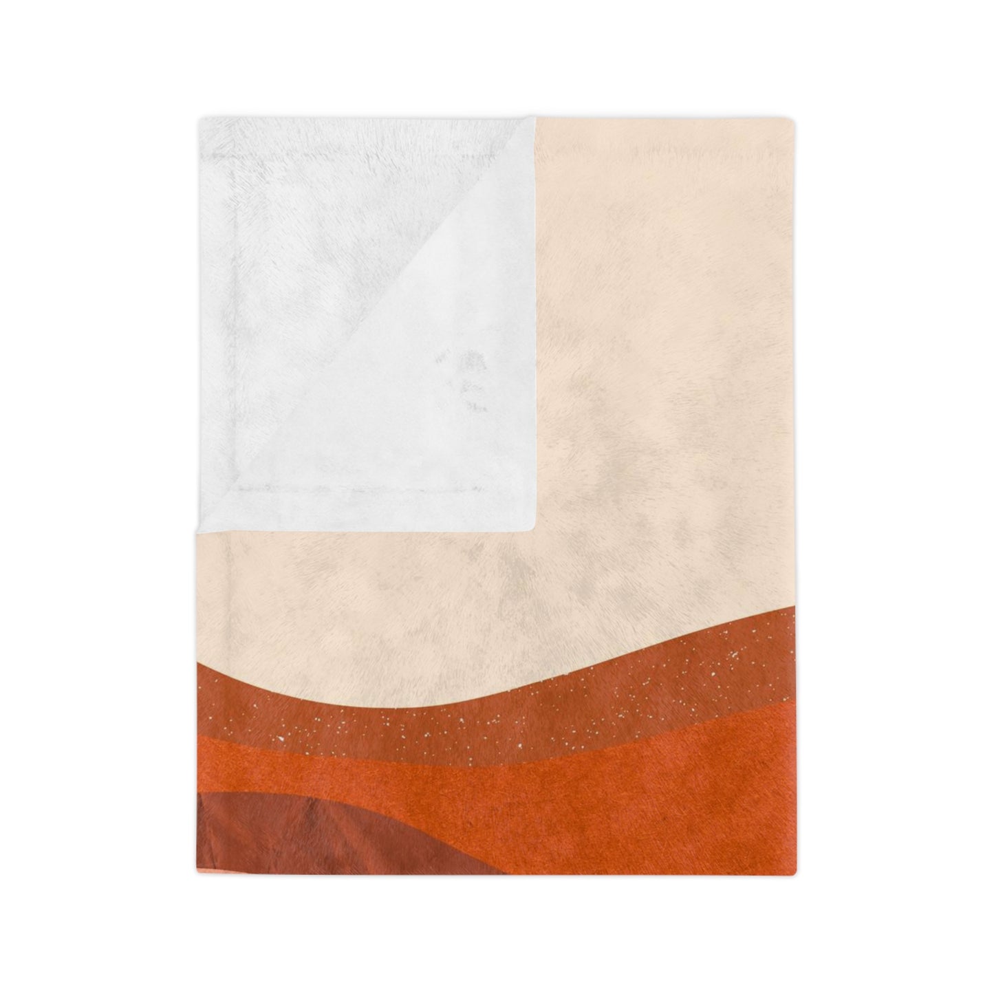 Retro Style Mountain Sun Dunes Throw Sofa Bed Blanket - Soft Thick Velveteen Minky Throw Blanket