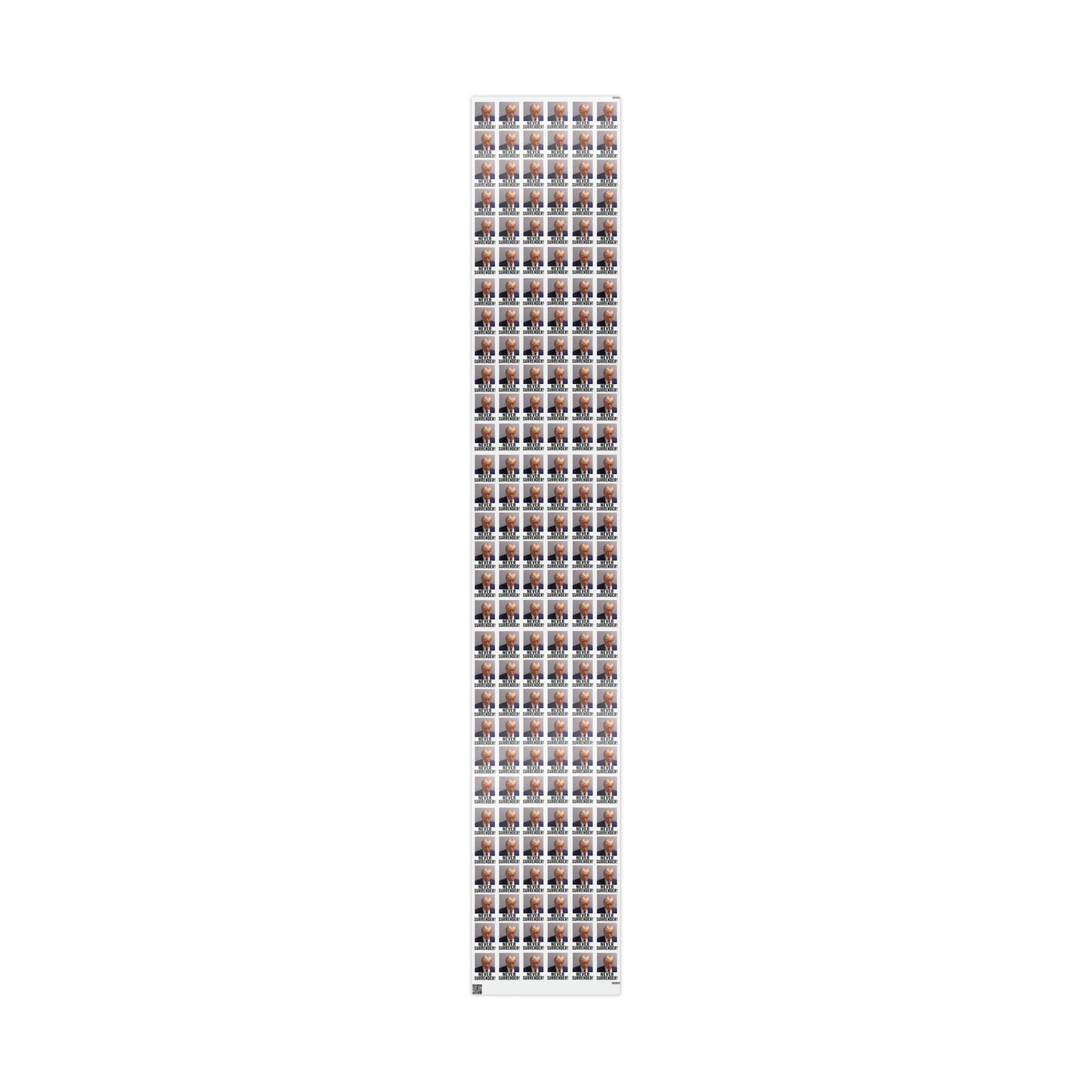 Trump Mugshot Gift Wrap Never Surrender Gift Wrap Trump 2024 Gift Wrap
